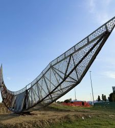 La scultura “Prato88” di Mauro Staccioli torna al Centro Pecci dopo quindici anni