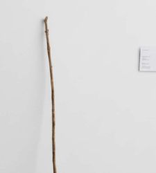 El arte del palo apoyado en la pared (y cuidado con tropezar)