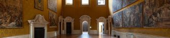 Rome, the Salone di Pietro da Cortona refurbished at Palazzo Barberini