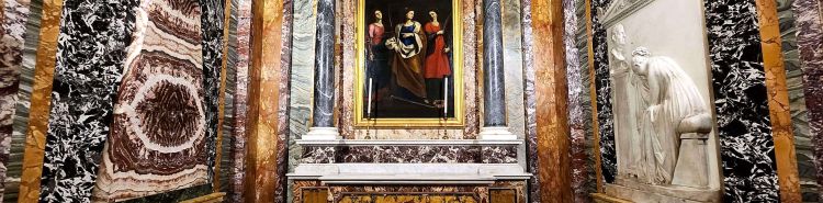 Sant'Antonio dei Portoghesi a Roma: frastuono di marmi colorati e immagini di morte