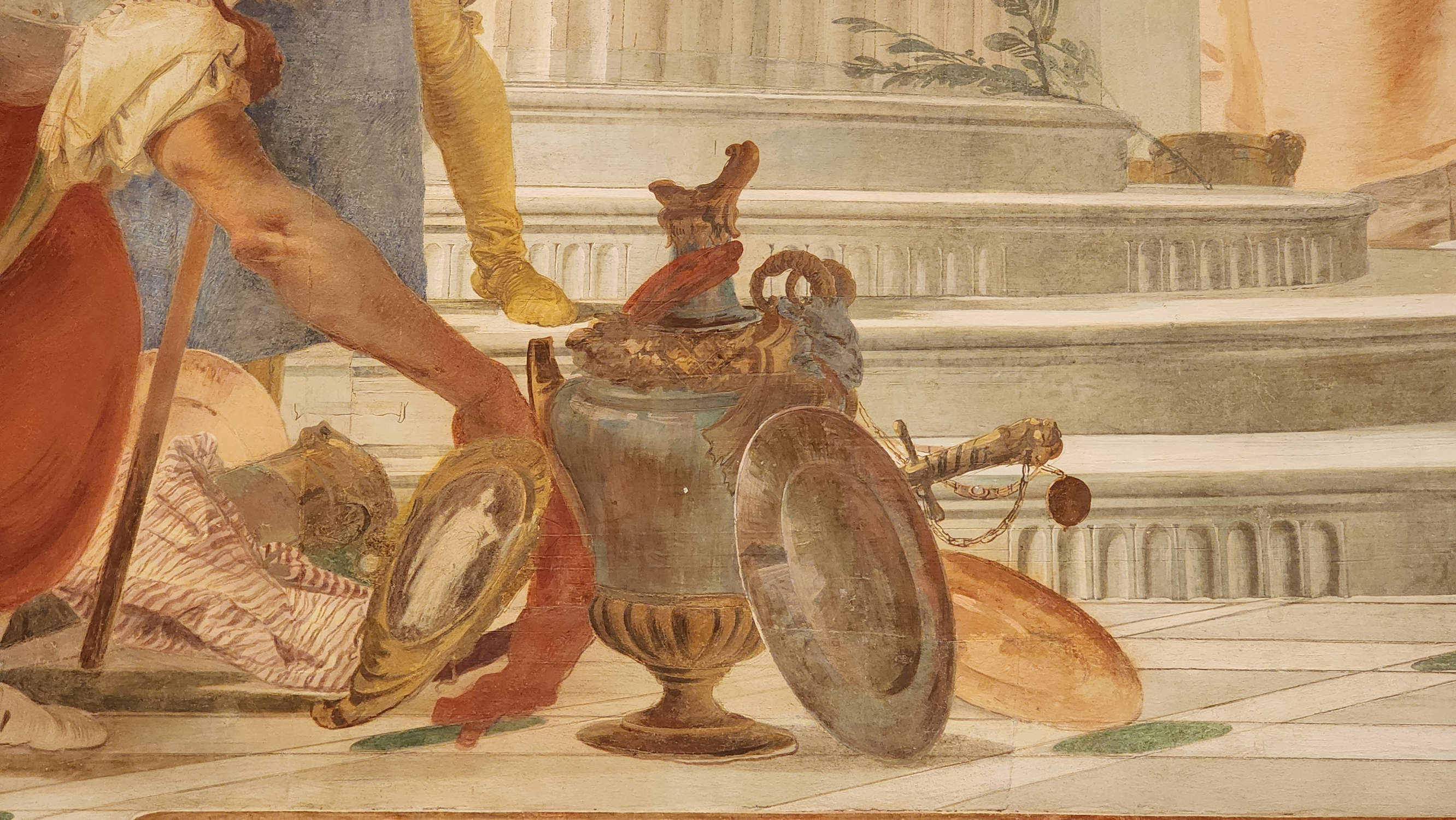 Giambattista Tiepolo, The Continence of Scipio, detail. Photo: Federico Giannini