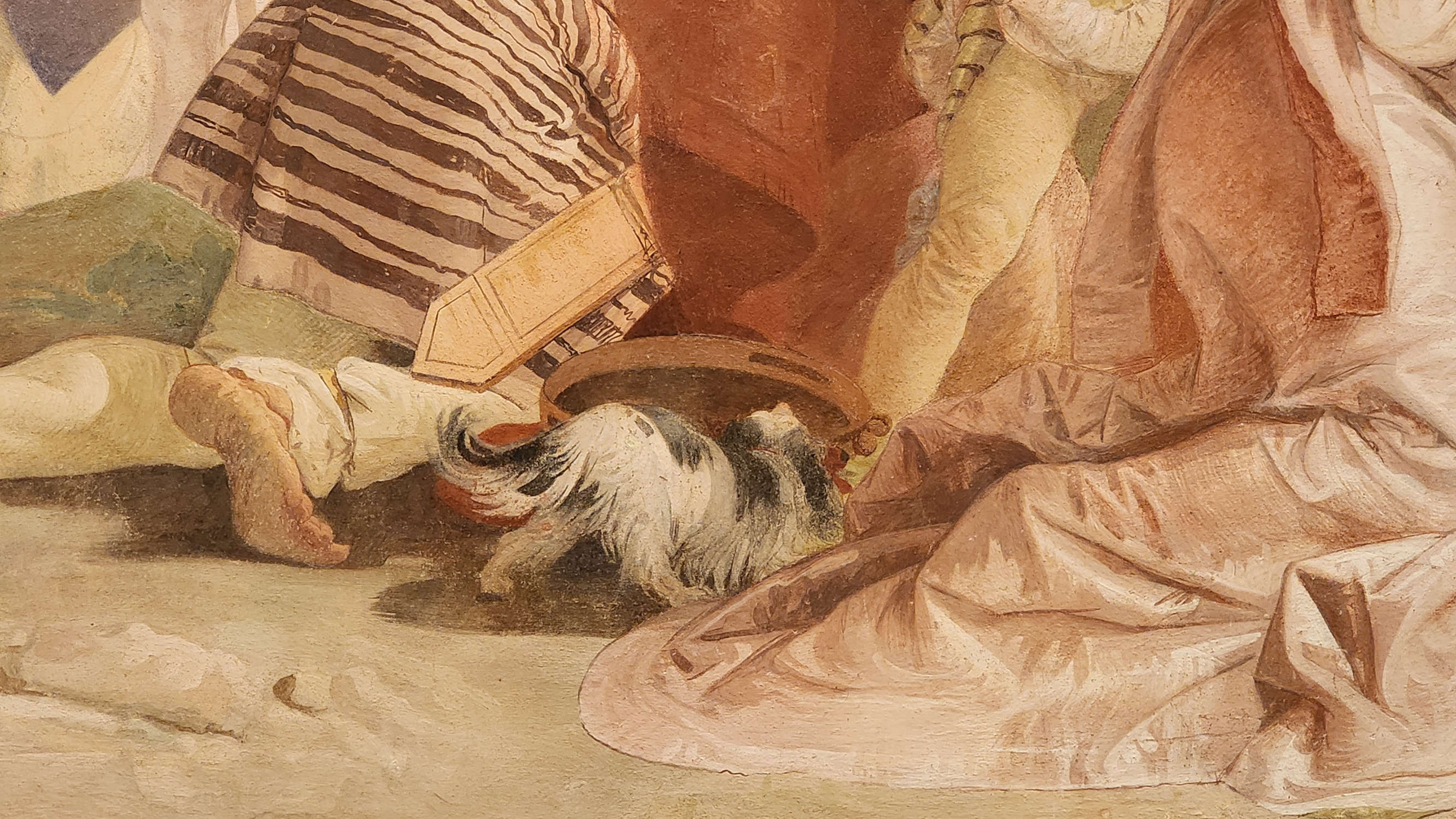 Giambattista Tiepolo, Alexander the Great and the family of Darius, detail. Photo: Federico Giannini