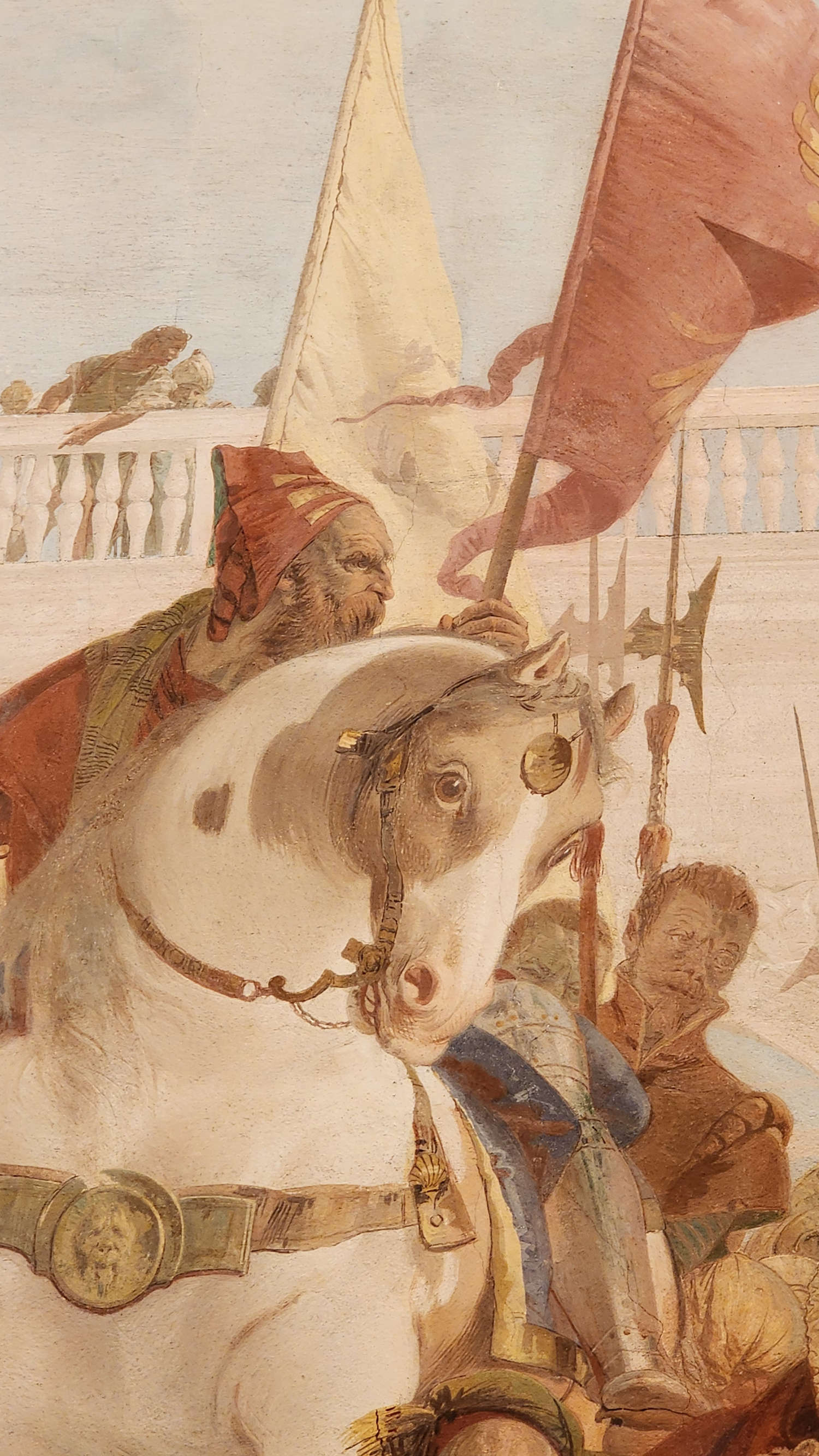 Giambattista Tiepolo, Alexander the Great and the family of Darius, detail. Photo: Federico Giannini