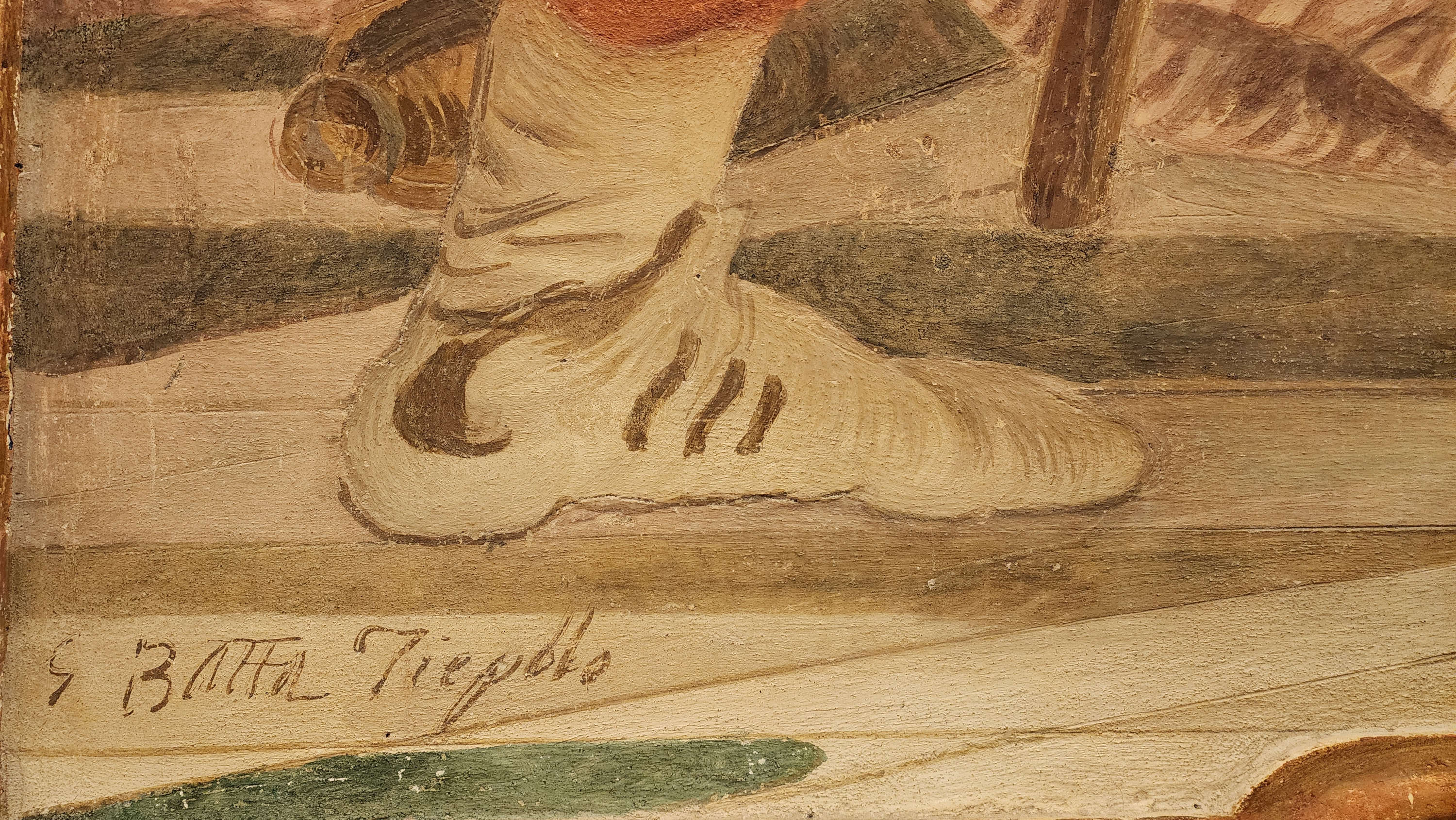 Giambattista Tiepolo's signature. Photo: Federico Giannini