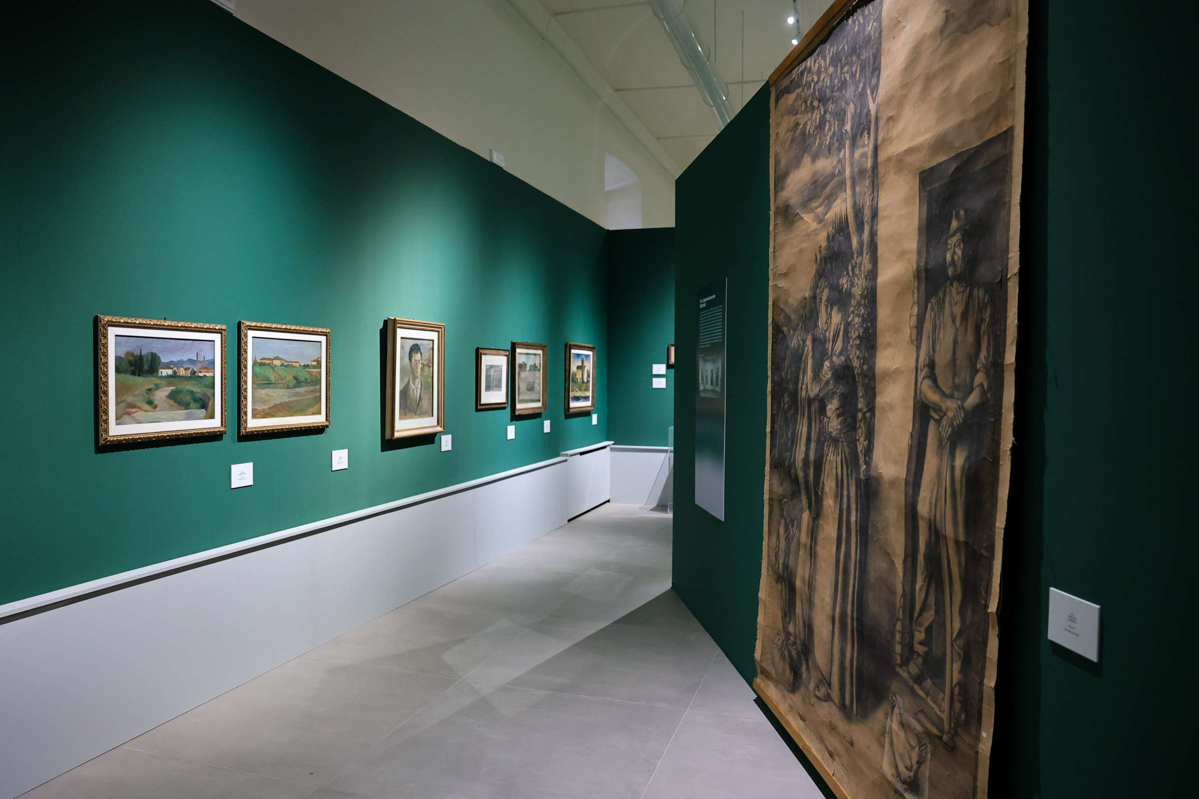 Installations of the exhibition Province Twentieth Century. Art in Empoli 1925-1960