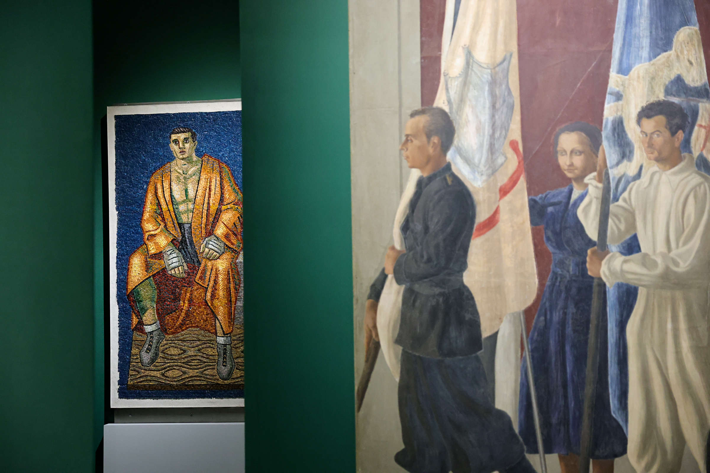 Installations of the exhibition Province Twentieth Century. Art in Empoli 1925-1960