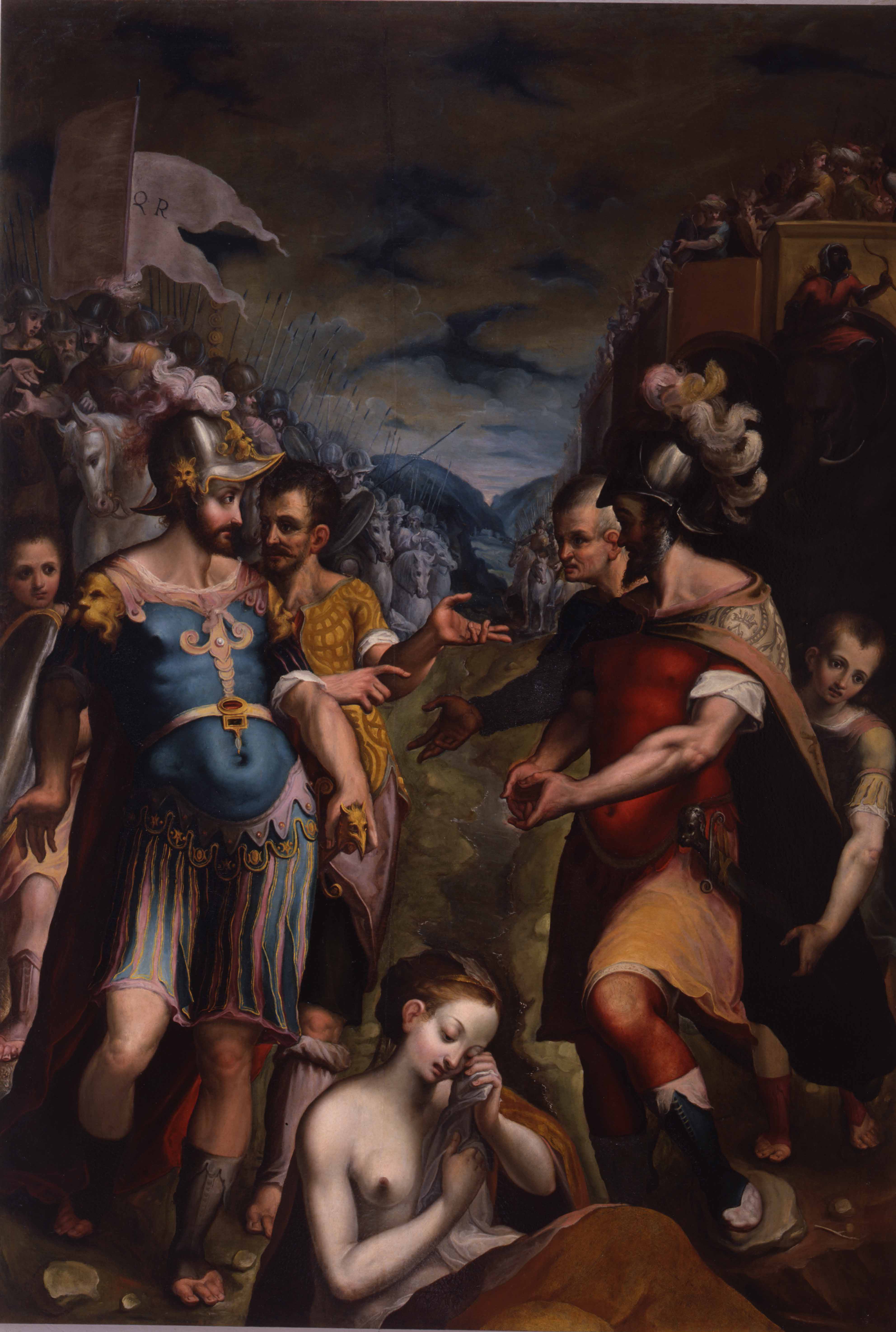 Dirck de Quade van Ravesteyn, Zwiegespräch zwischen Scipio und Hannibal