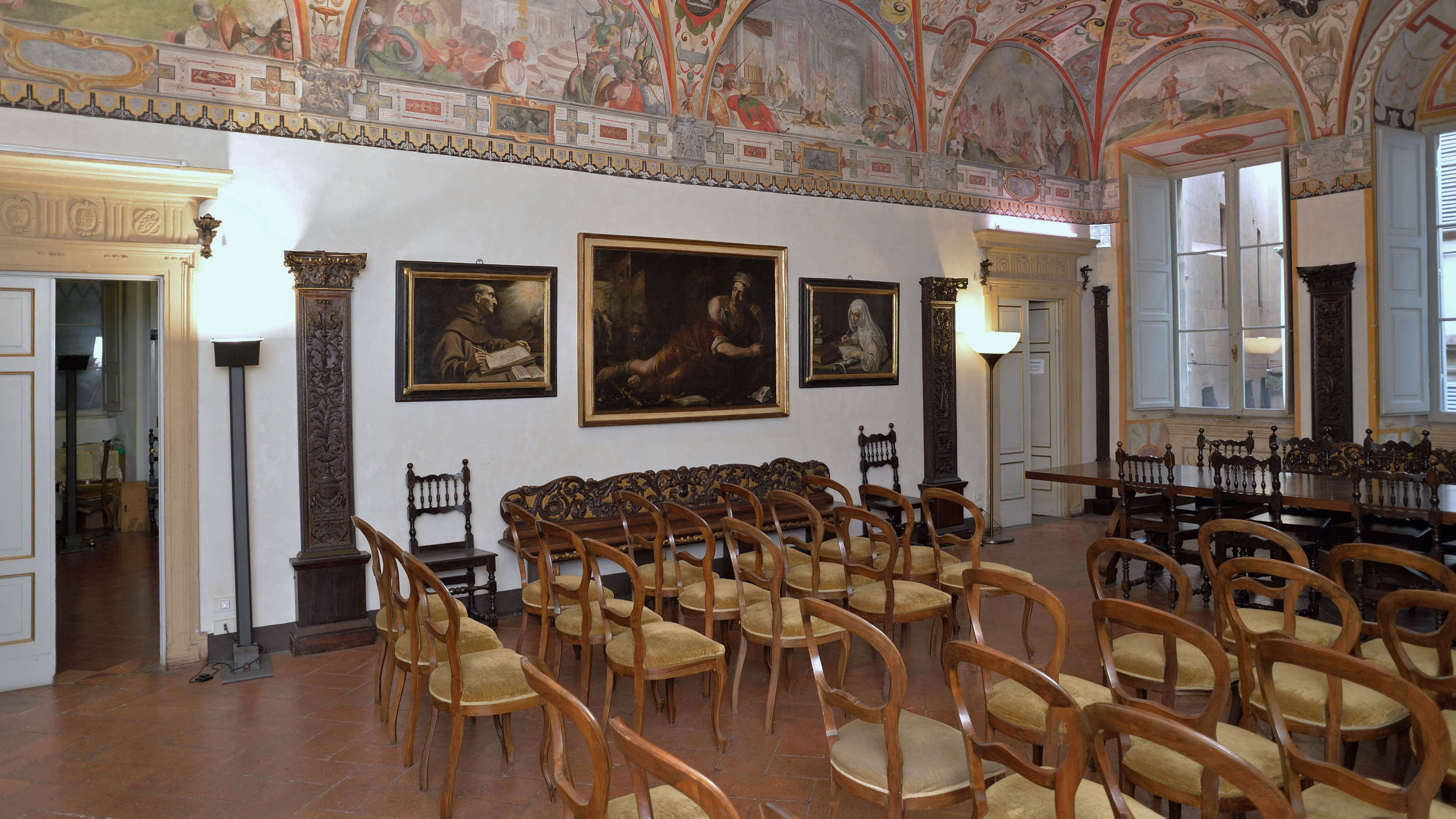 Der Salon im ersten Stock