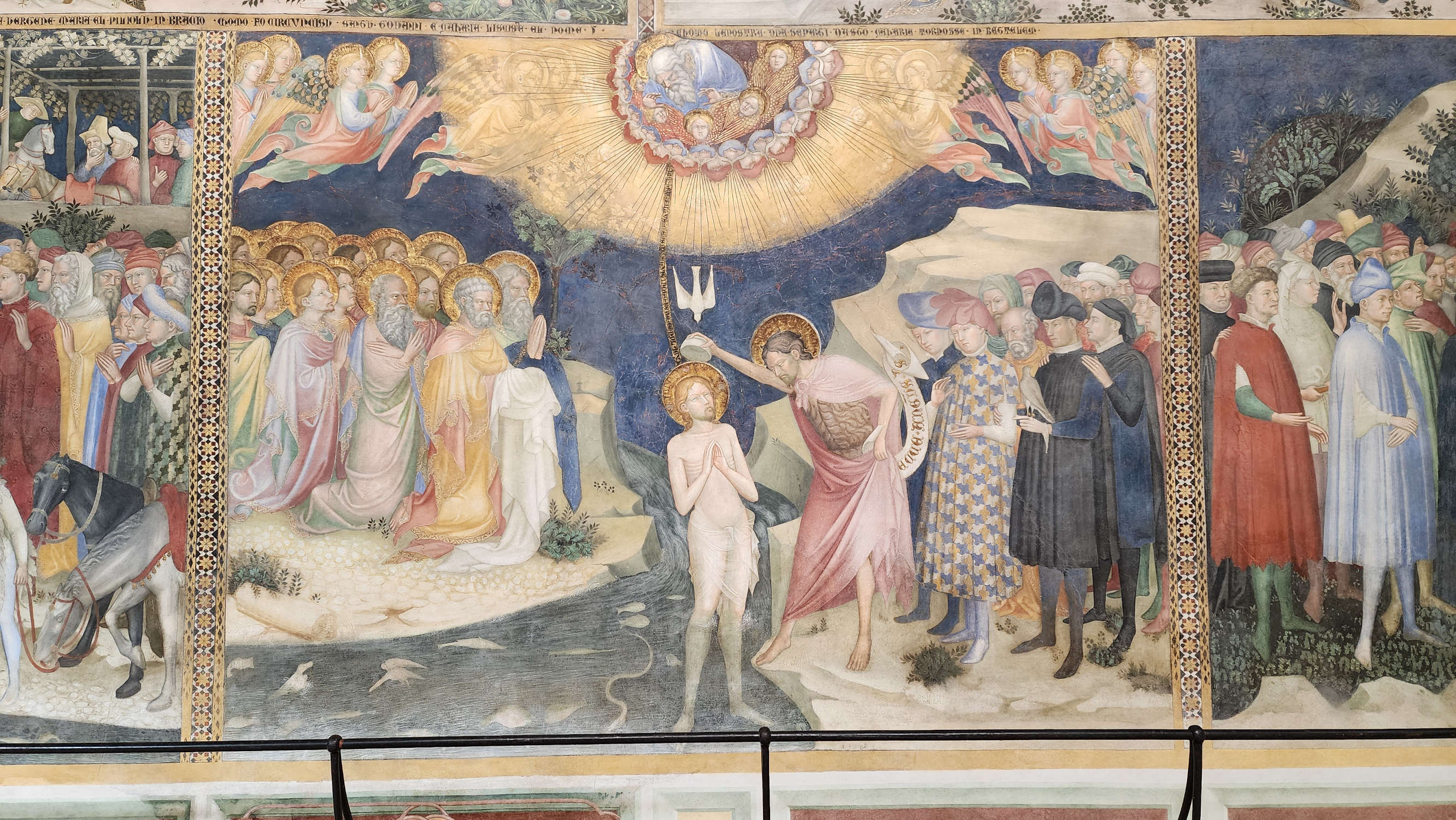 Los frescos de Lorenzo y Jacopo Salimbeni en el Oratorio de San Juan Bautista de Urbino. Foto: Federico Giannini