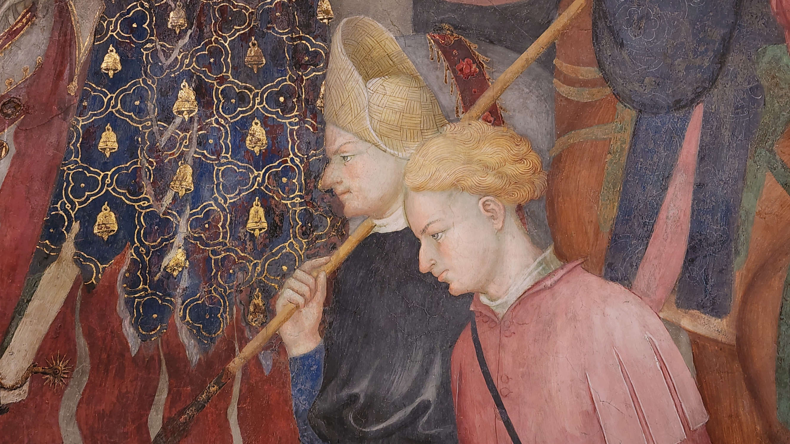 Los frescos de Lorenzo y Jacopo Salimbeni en el Oratorio de San Juan Bautista de Urbino. Foto: Federico Giannini