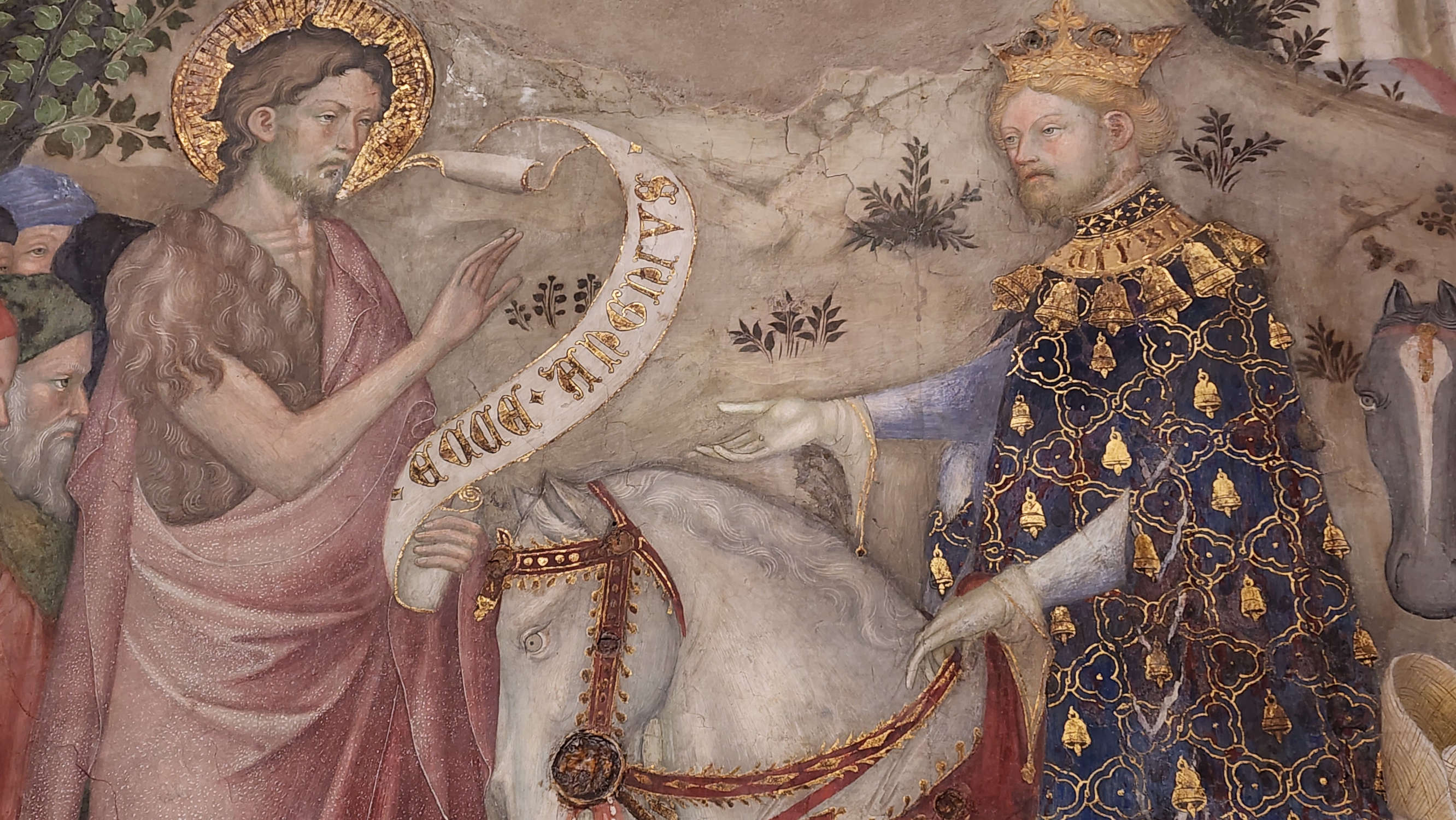 Los frescos de Lorenzo y Jacopo Salimbeni en el Oratorio de San Juan Bautista de Urbino. Foto: Federico Giannini