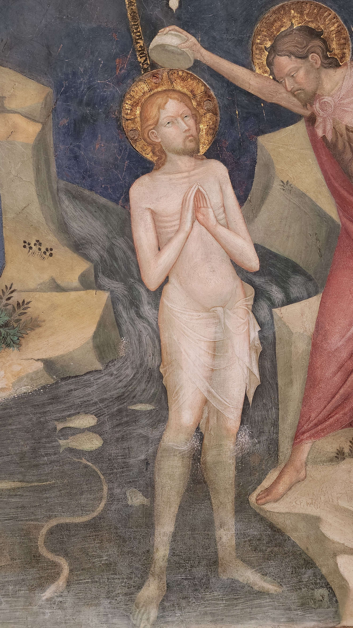 Los frescos de Lorenzo y Jacopo Salimbeni en el Oratorio de San Juan Bautista de Urbino. Foto: Federico Giannini