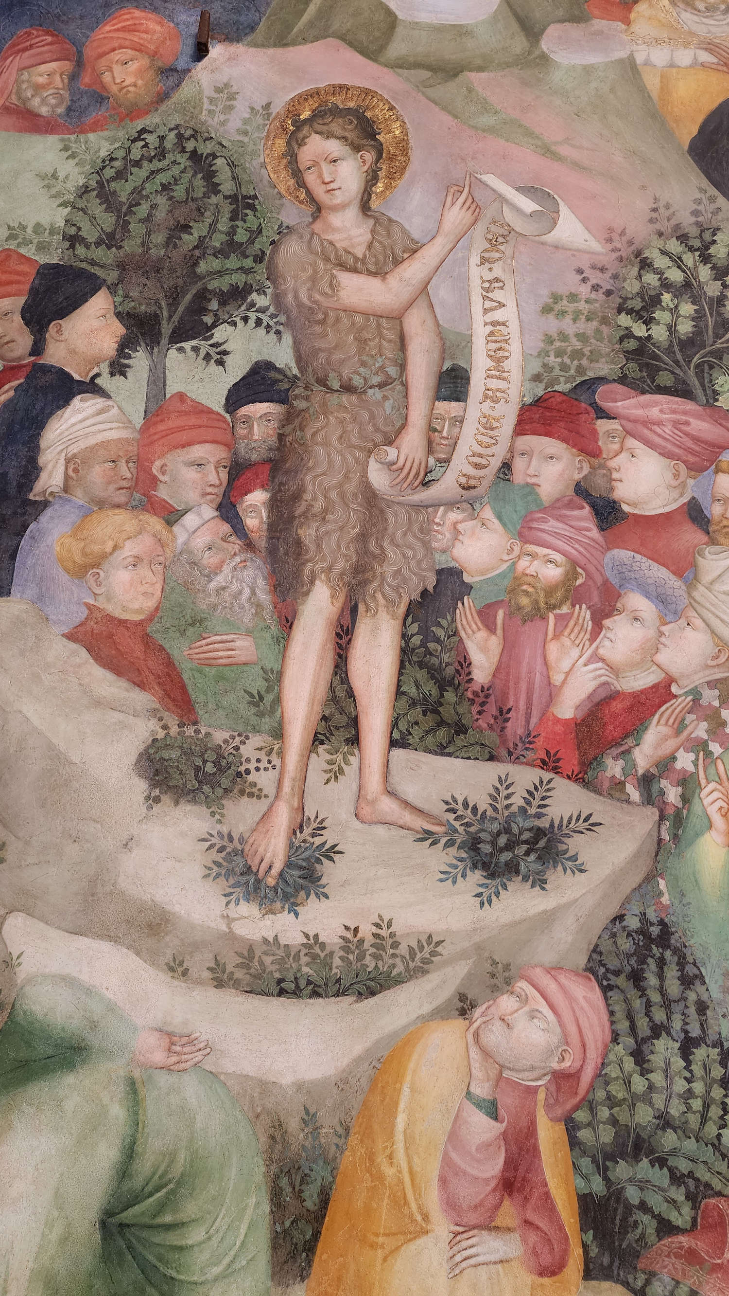 Los frescos de Lorenzo y Jacopo Salimbeni en el Oratorio de San Juan Bautista de Urbino. Foto: Federico Giannini