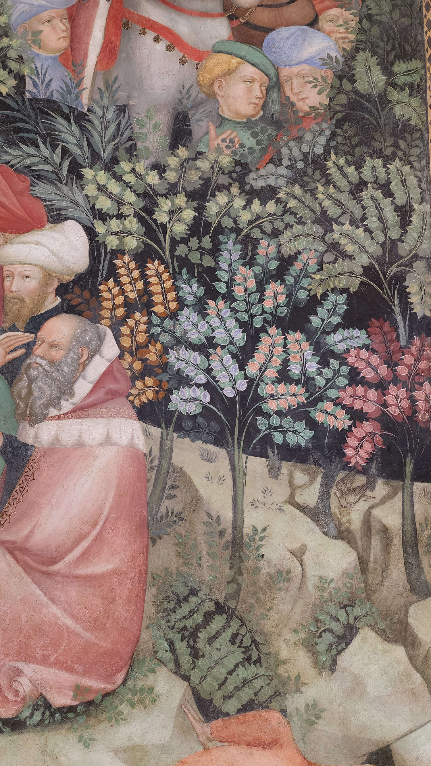 Los frescos de Lorenzo y Jacopo Salimbeni en el Oratorio de San Juan Bautista de Urbino. Foto: Federico Giannini