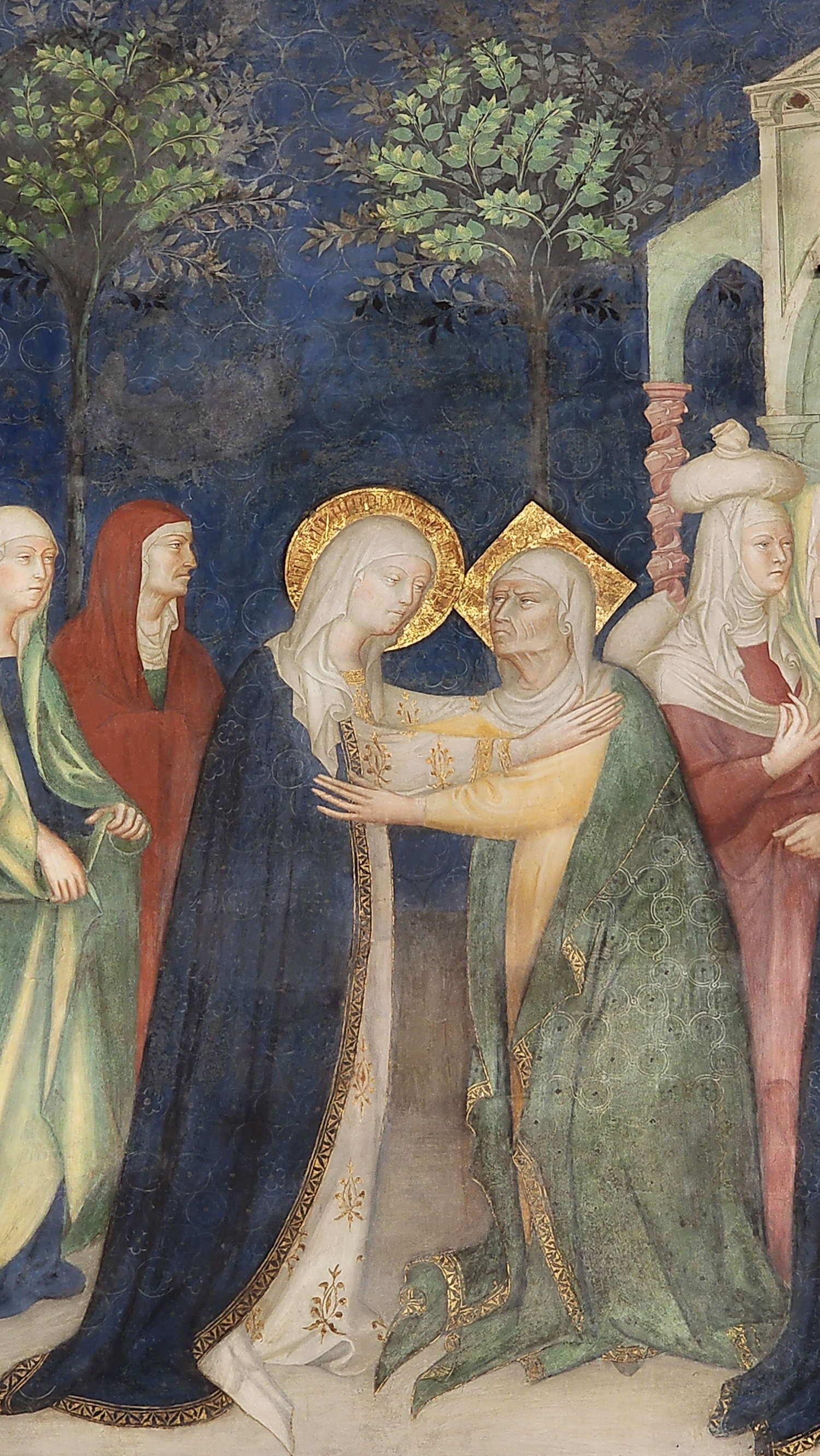 Los frescos de Lorenzo y Jacopo Salimbeni en el Oratorio de San Juan Bautista de Urbino. Foto: Federico Giannini