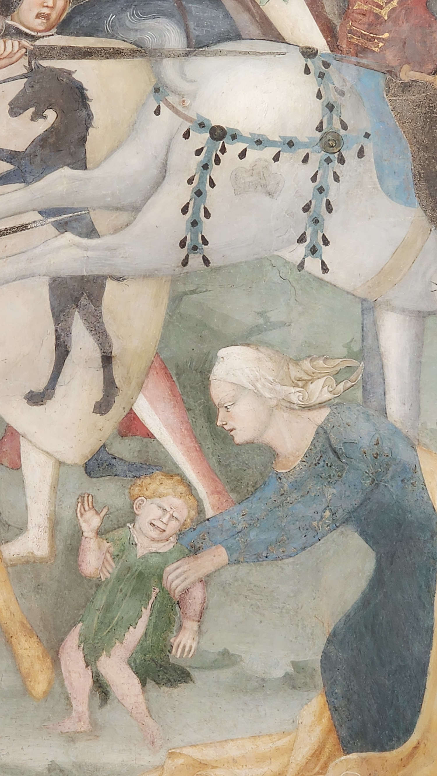 Los frescos de Lorenzo y Jacopo Salimbeni en el Oratorio de San Juan Bautista de Urbino. Foto: Federico Giannini