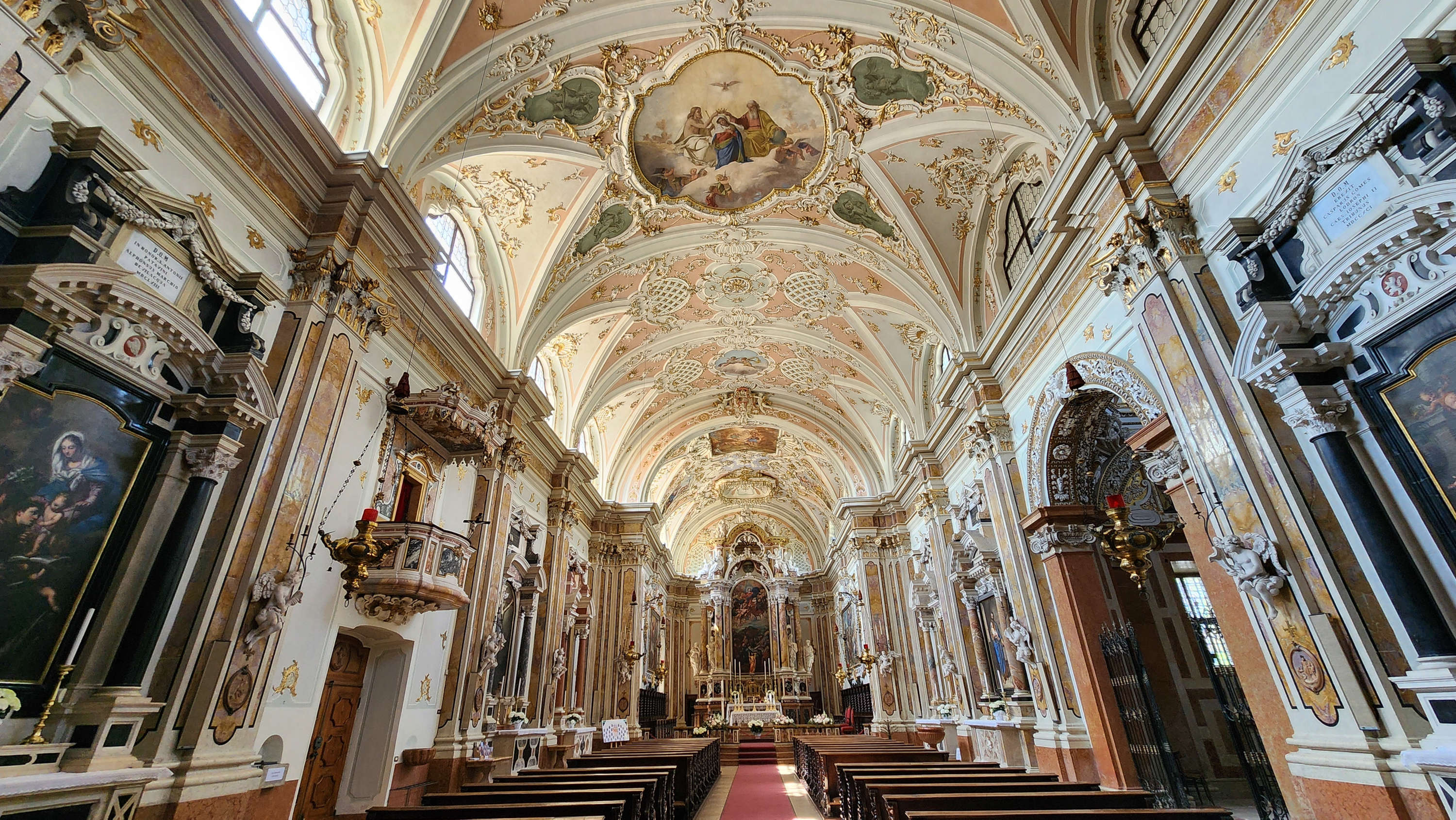 Church interior, nave