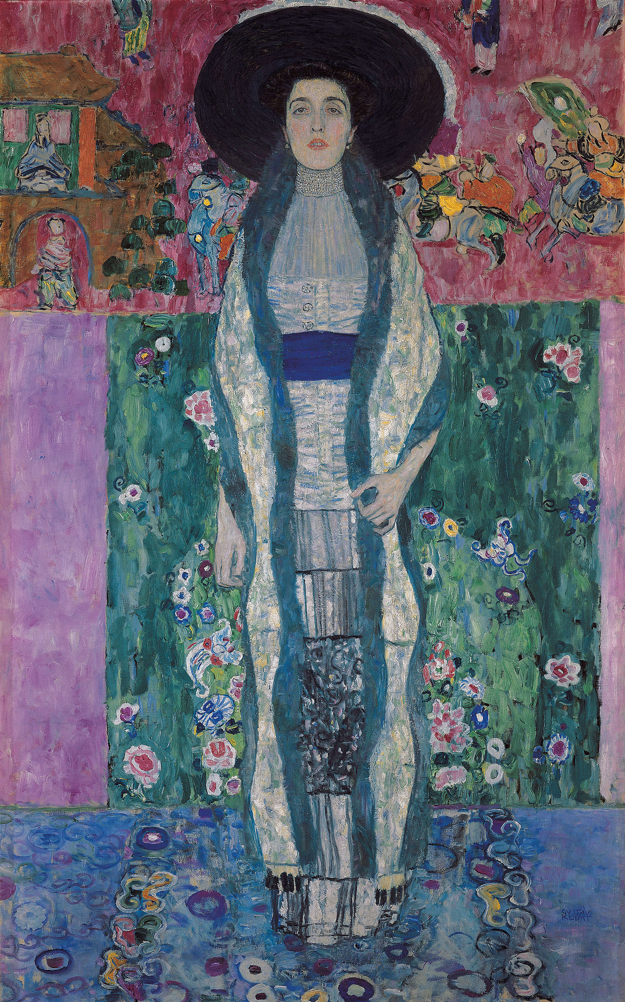 Gustav Klimt, Portrait of Adele Bloch-Bauer II (1912; oil on canvas, 190 x 120 cm; Private Collection)