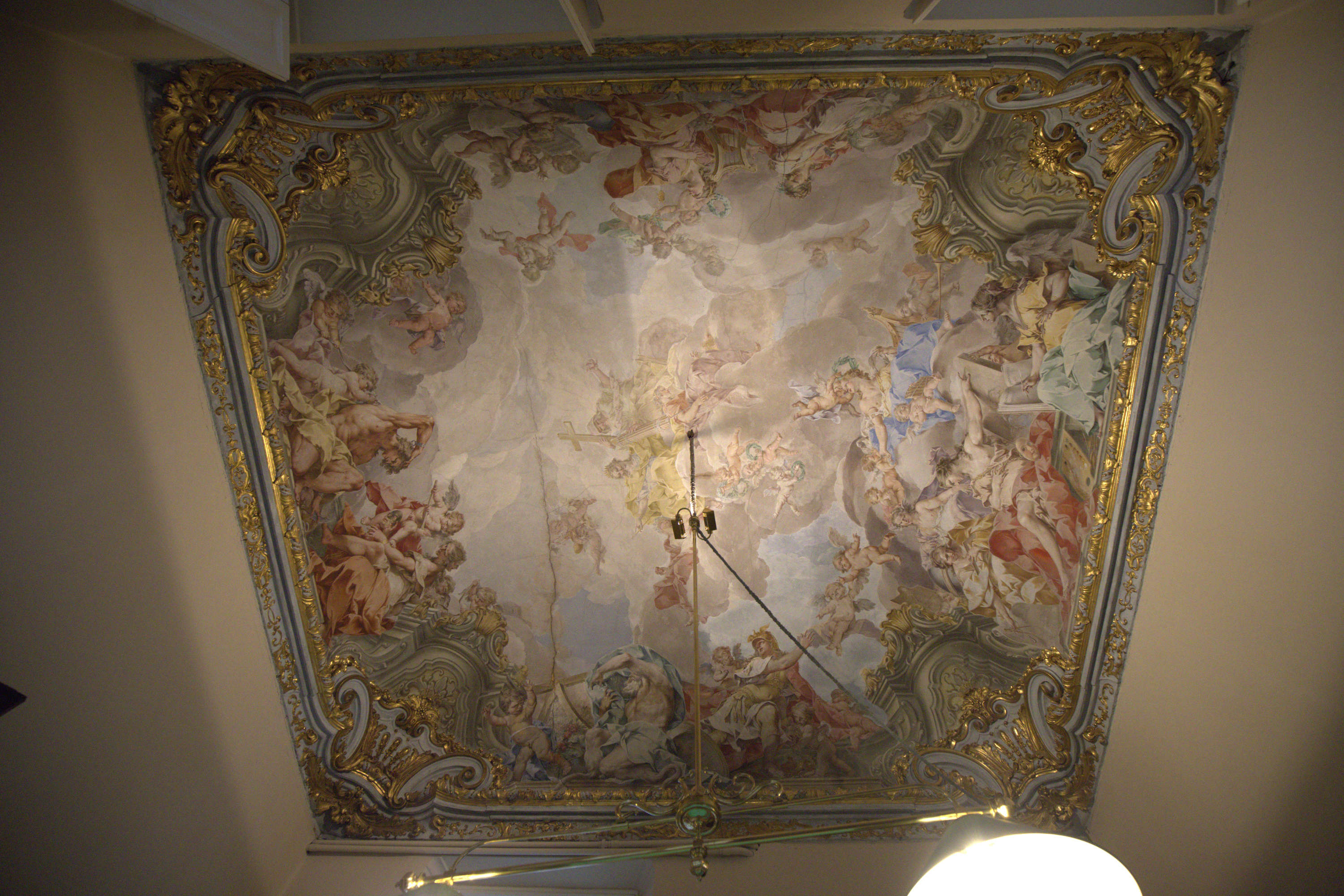 Sebastiano Galeotti, *The Triumph of Public Happiness* (1730; fresco, Genoa, Palazzo Sinibaldo Fieschi)