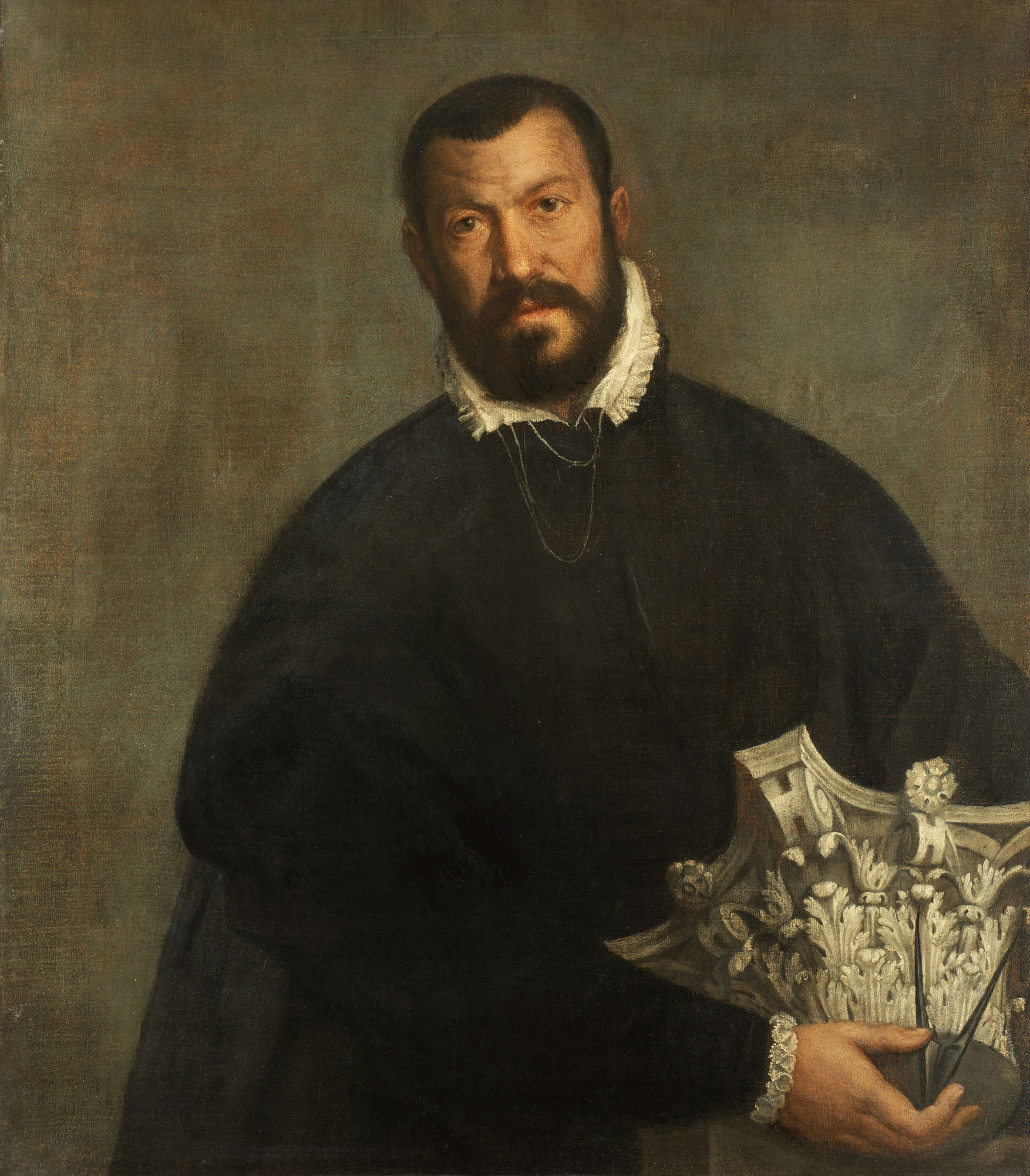 Paolo Veronese, Portrait of the Architect Vincenzo Scamozzi (c. 1585; oil on canvas, 92 x 80 cm; Denver, Denver Art Museum)
