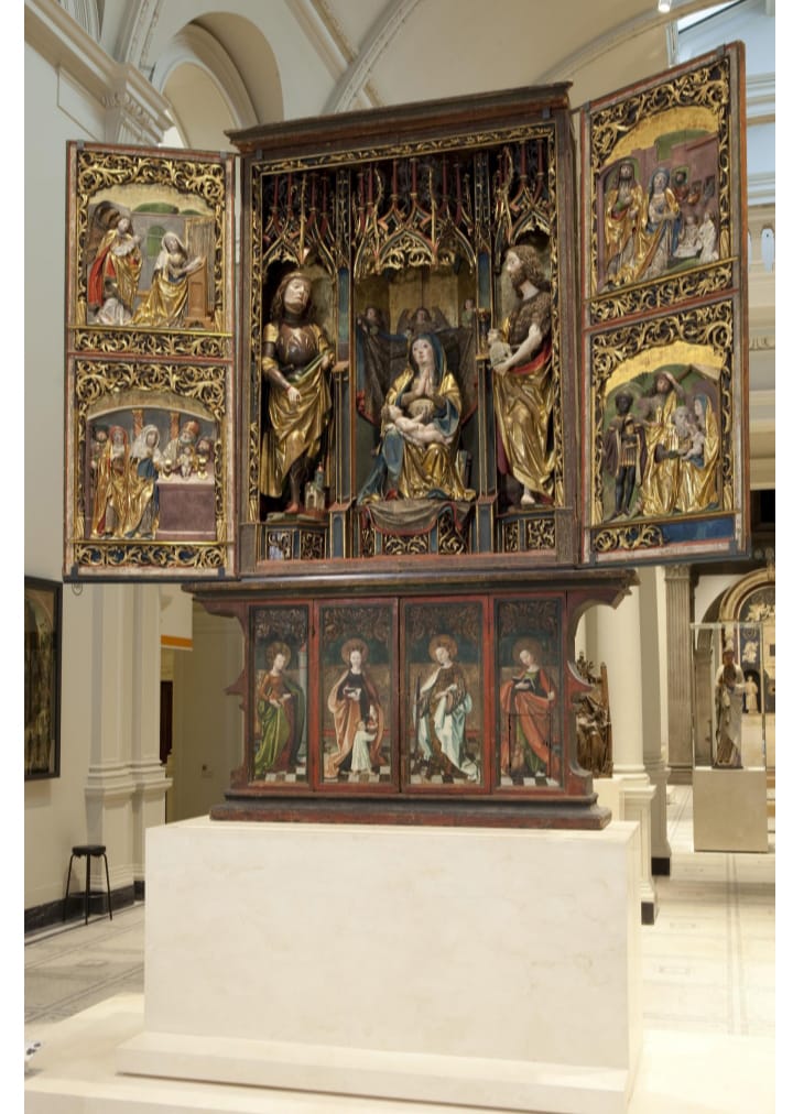 Altar de Flugel, que en su origen se encontraba en la iglesia de Santa María Nascente, en Pieve di Cadore