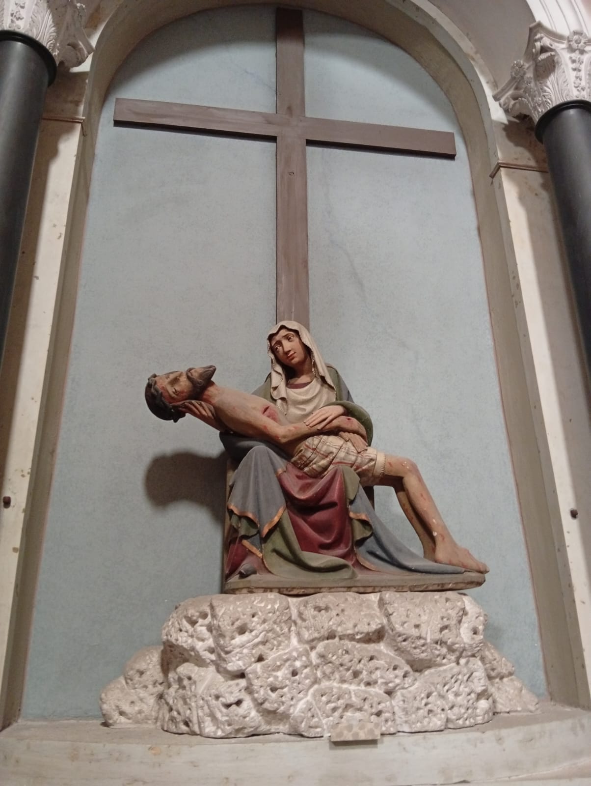 Vesperbild en la iglesia arcidiaconal de Pieve di Cadore