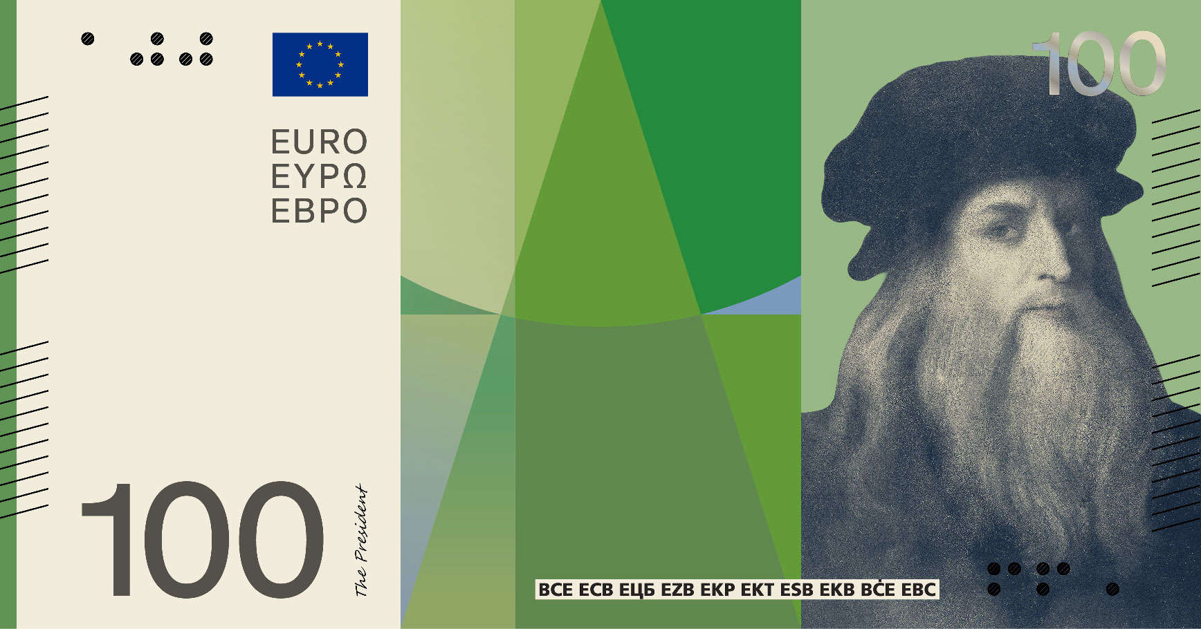 Perché sulle nuove banconote dell'euro vogliono mettere un Leonardo da Vinci insignificante?