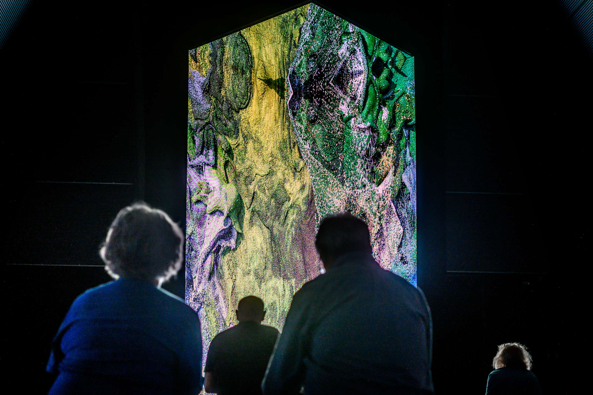 Exhibition by Refik Anadol. Photo: Visit Bruges / Jan Darthet