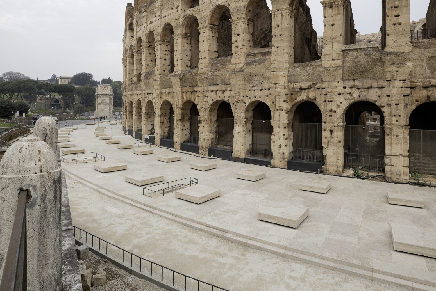 Colosseo, inaugurato il nuovo allestimento degli ambulacri meridionali