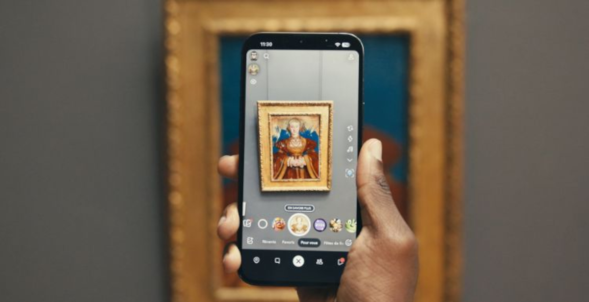 Louvre e Snapchat: sei capolavori rivivono in realtà aumentata