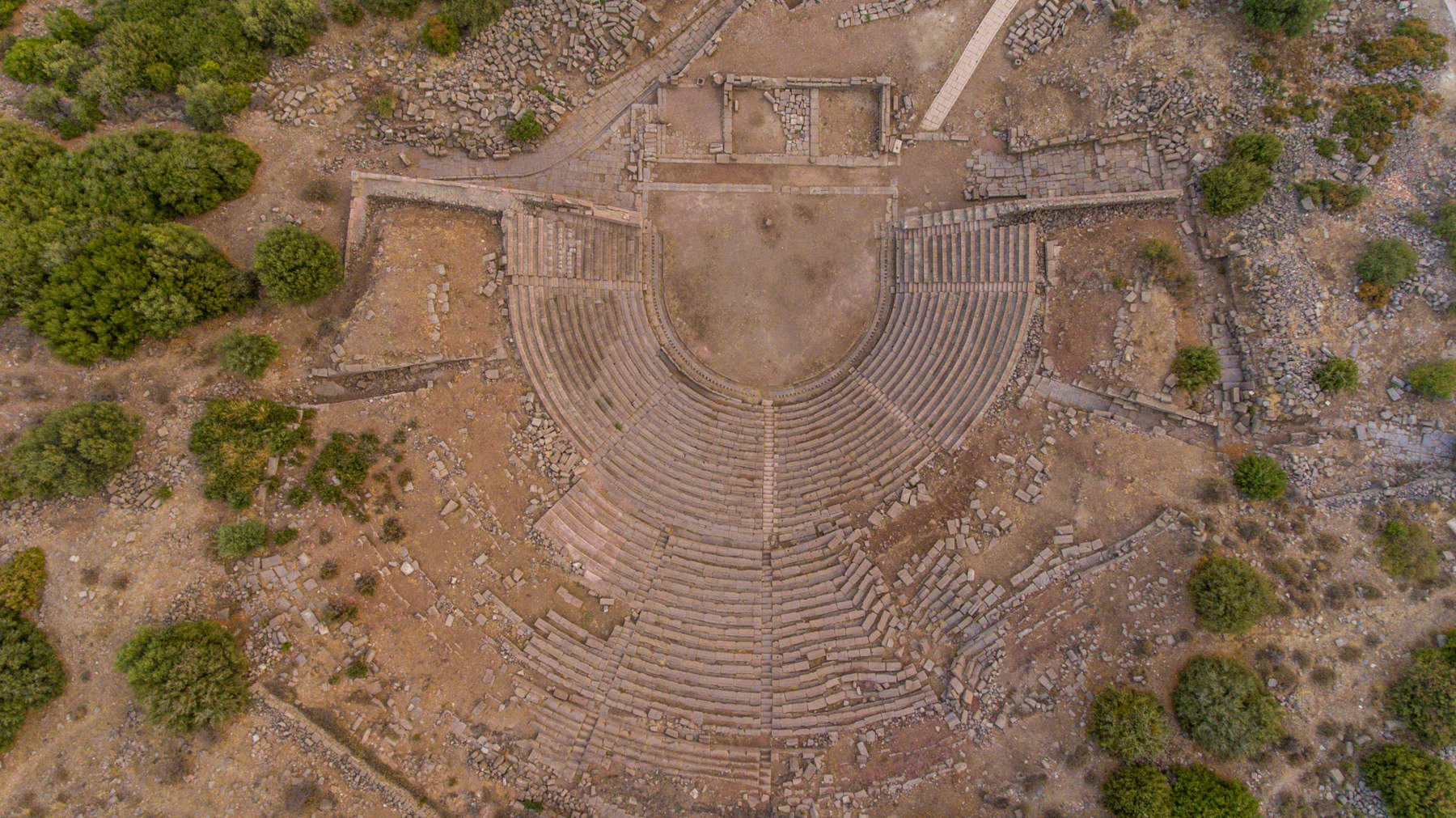 Die antike Stadt Troja in &Ccedil;anakkale. Foto: T&uuml;rkiye Turizm ve Tanıtım Geliştirme Ajansı („TGA&ldquo;)