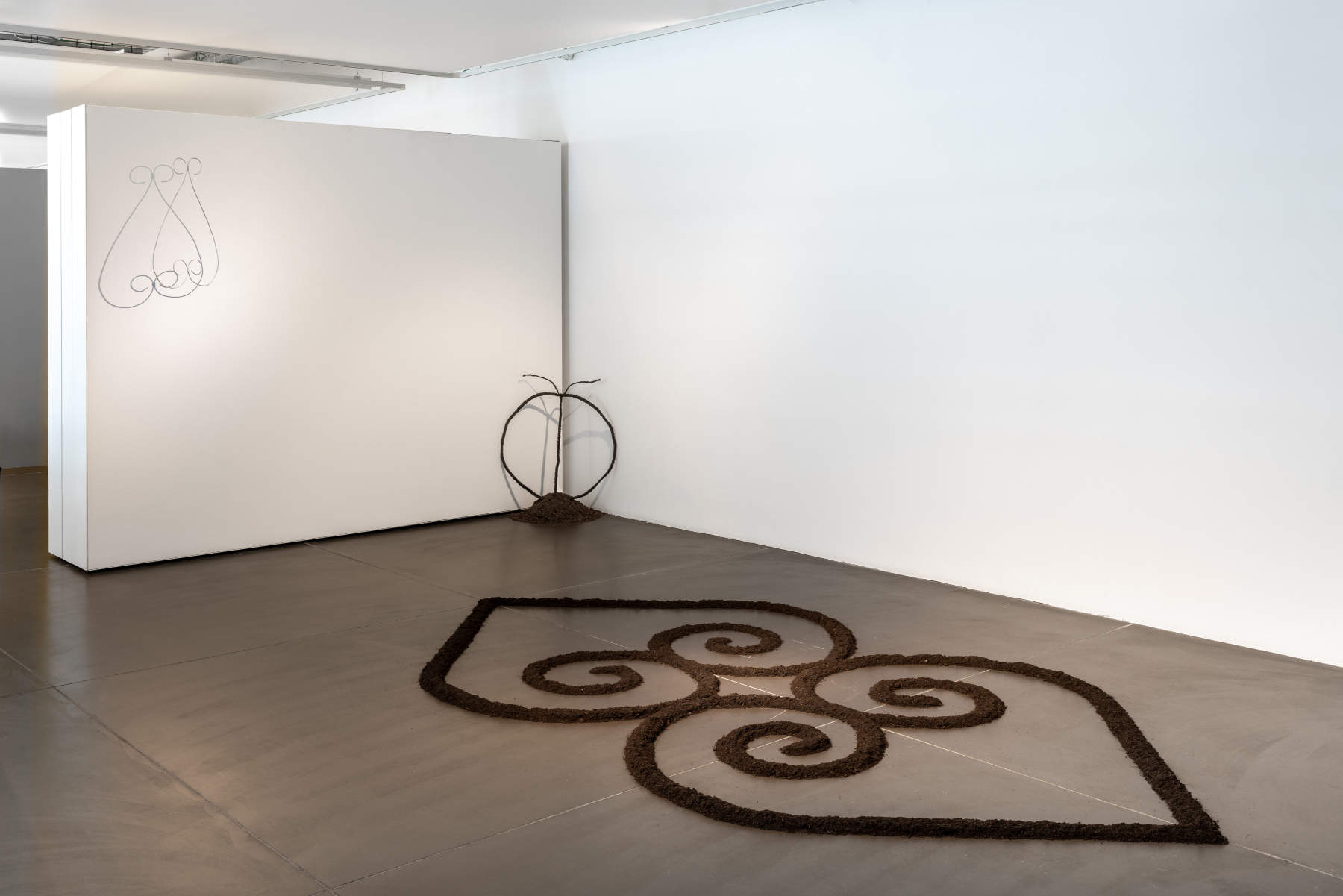Binta Diaw, Sankofa, Asase Ye Duru, Wawa Aba - Winner of the First Edition of the FIAMMA AWARD 2026 (2026; environmental installation, earth, aluminum, braided hair; Gallarate, MA*GA Museum) &copy; Roberto Marossi