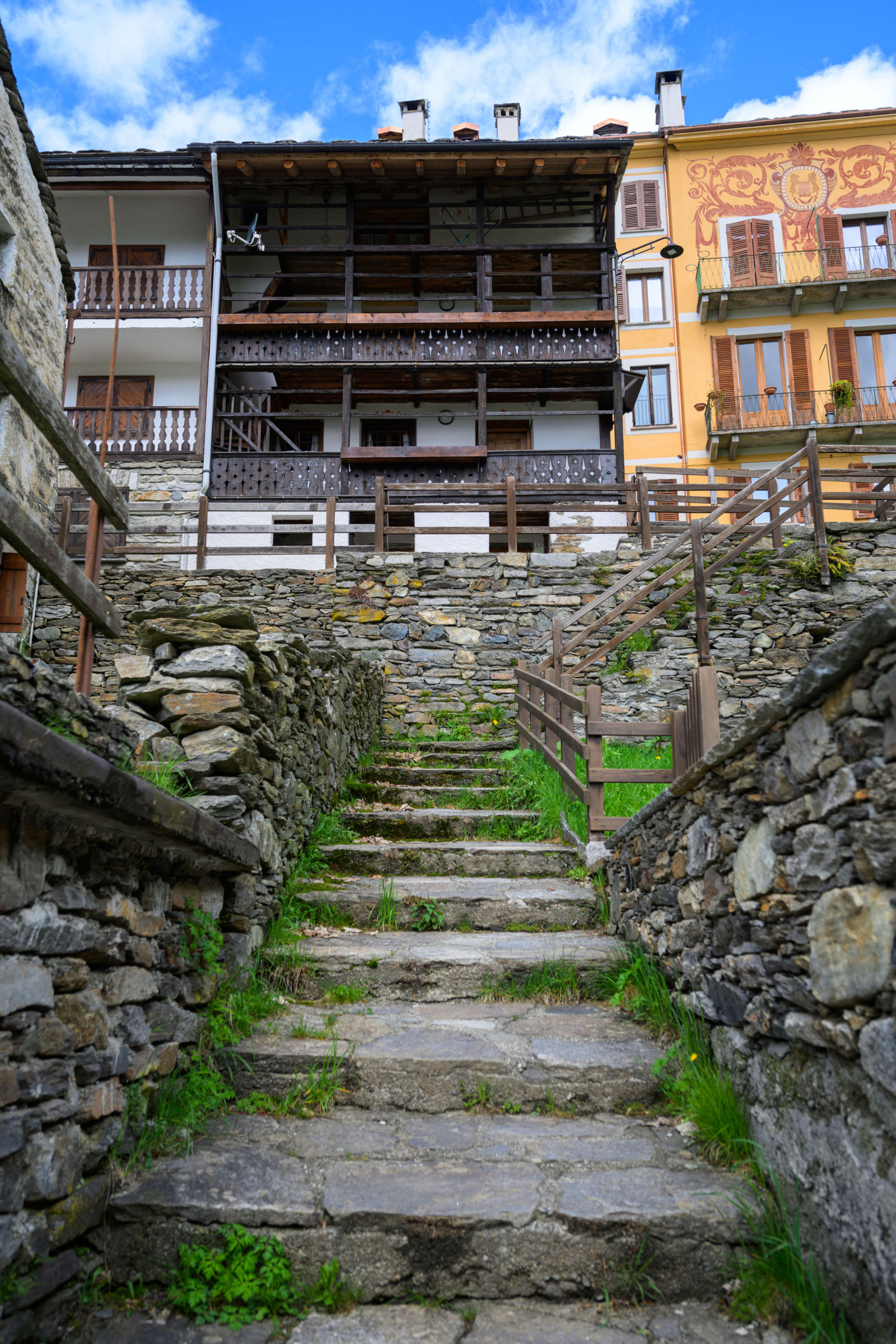Das Dorf Rima. Foto: Archivio ATL Terre dell'Alto Piemonte