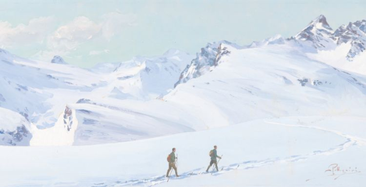 Sport invernali nell’arte: a Bolzano una mostra tra Novecento e Futurismo