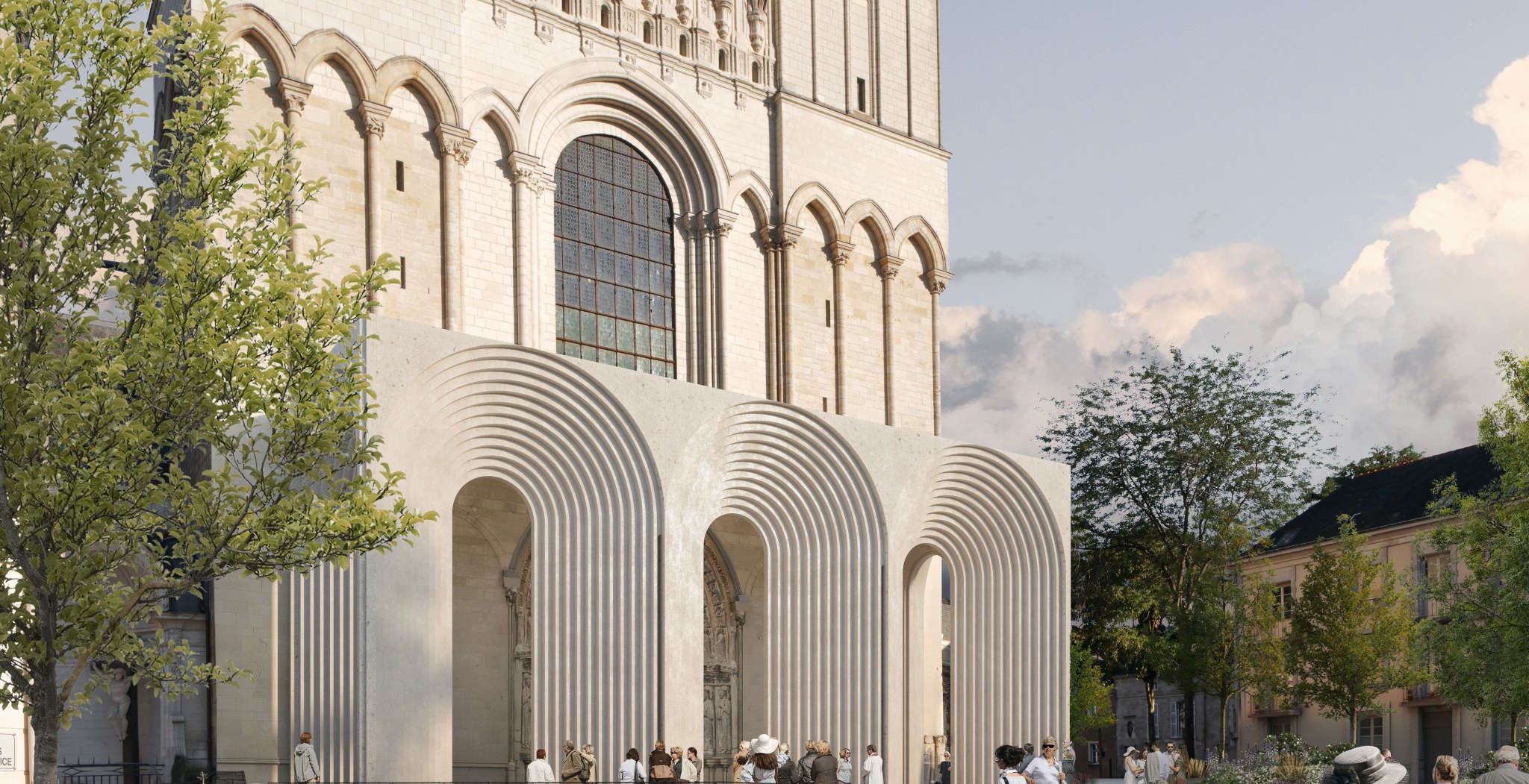 Ad Angers inaugurata la galleria contemporanea della cattedrale