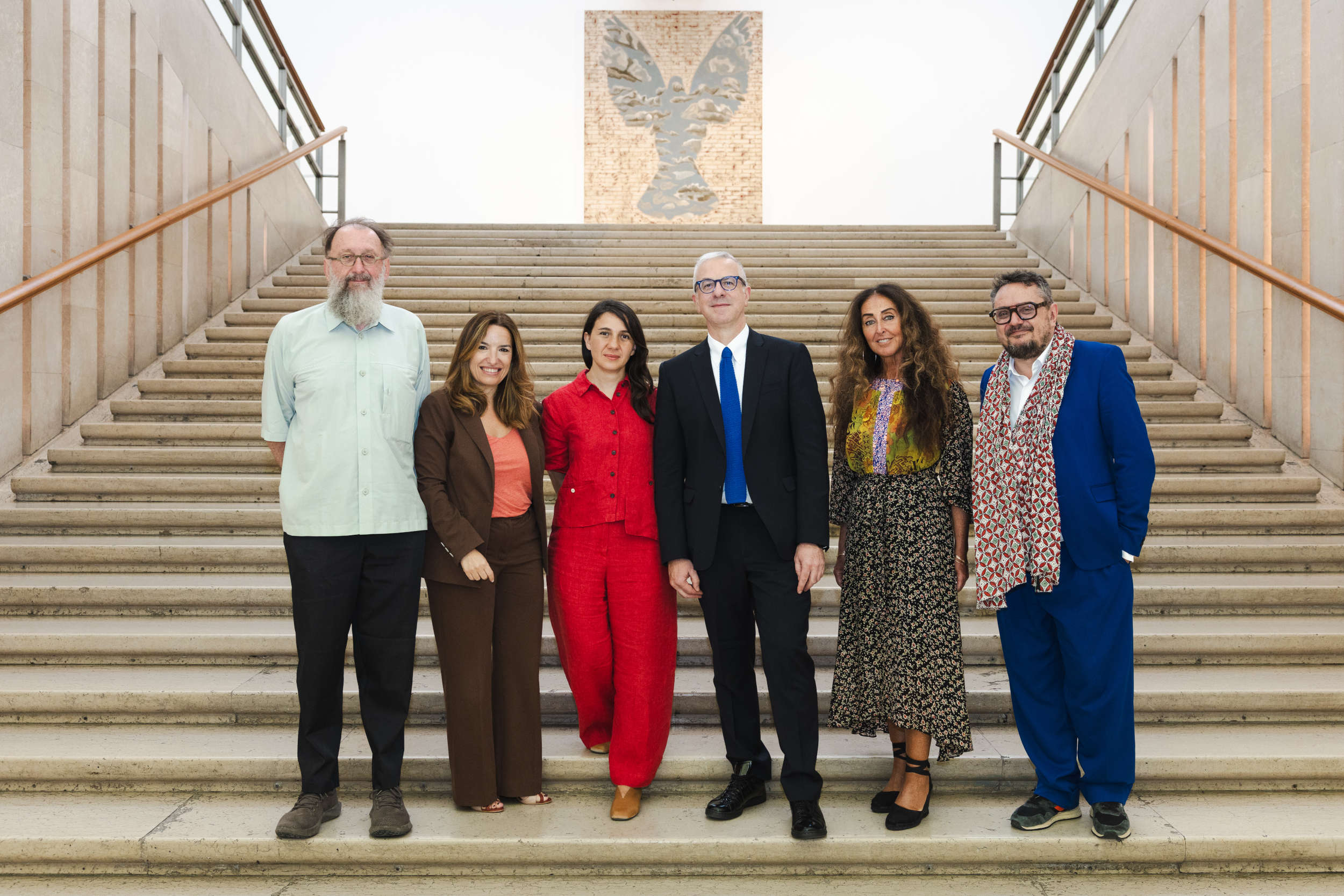 Michele De Lucchi, Carla Morogallo, Maria Porro, Vincenzo Trione, Manuela Luc&agrave;-Dazio, Andrea Viliani. Photo : Gianluca di Ioia &copy; Triennale de Milan