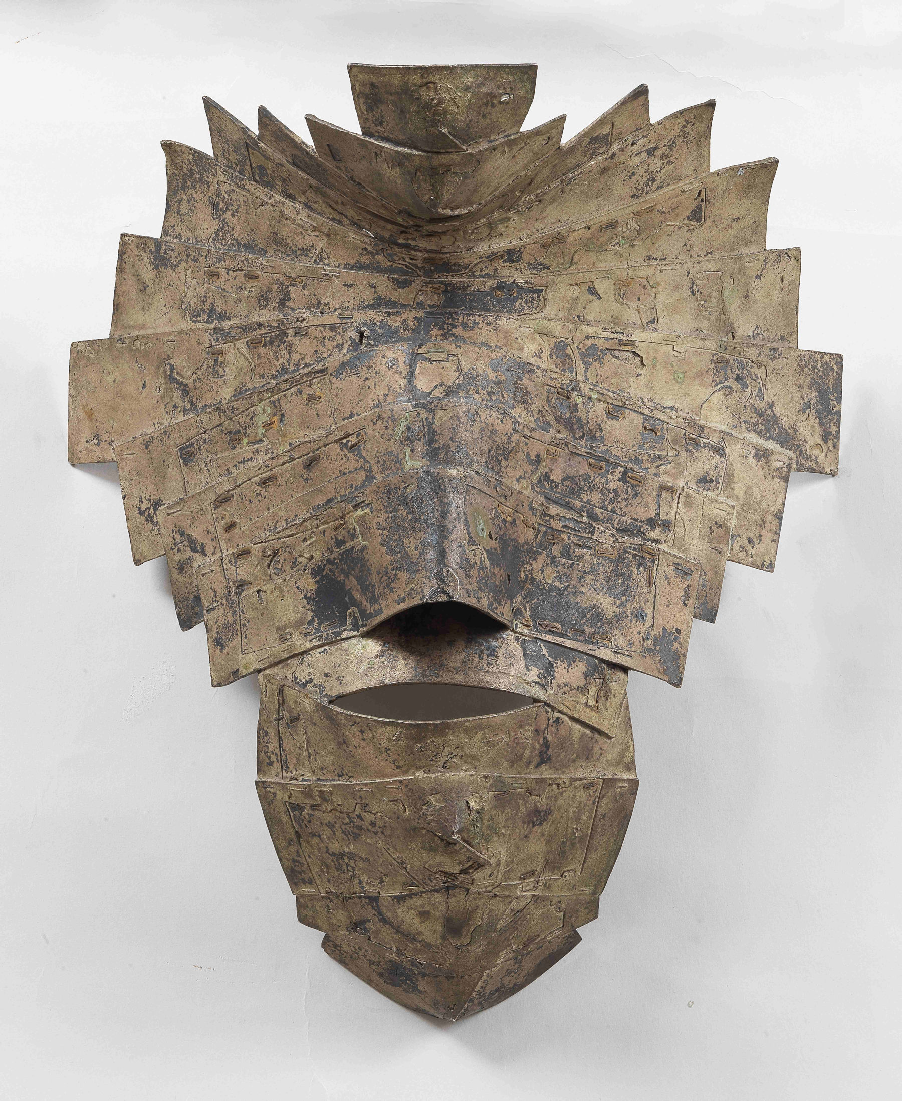 Corrado Cagli, Goleador's Mask (1961; silver, 39 x 32 cm)