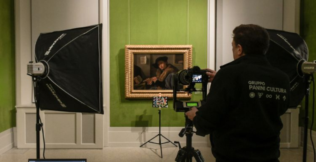 Savoldo in gigapixel: il Ritratto di giovane con flauto digitalizzato