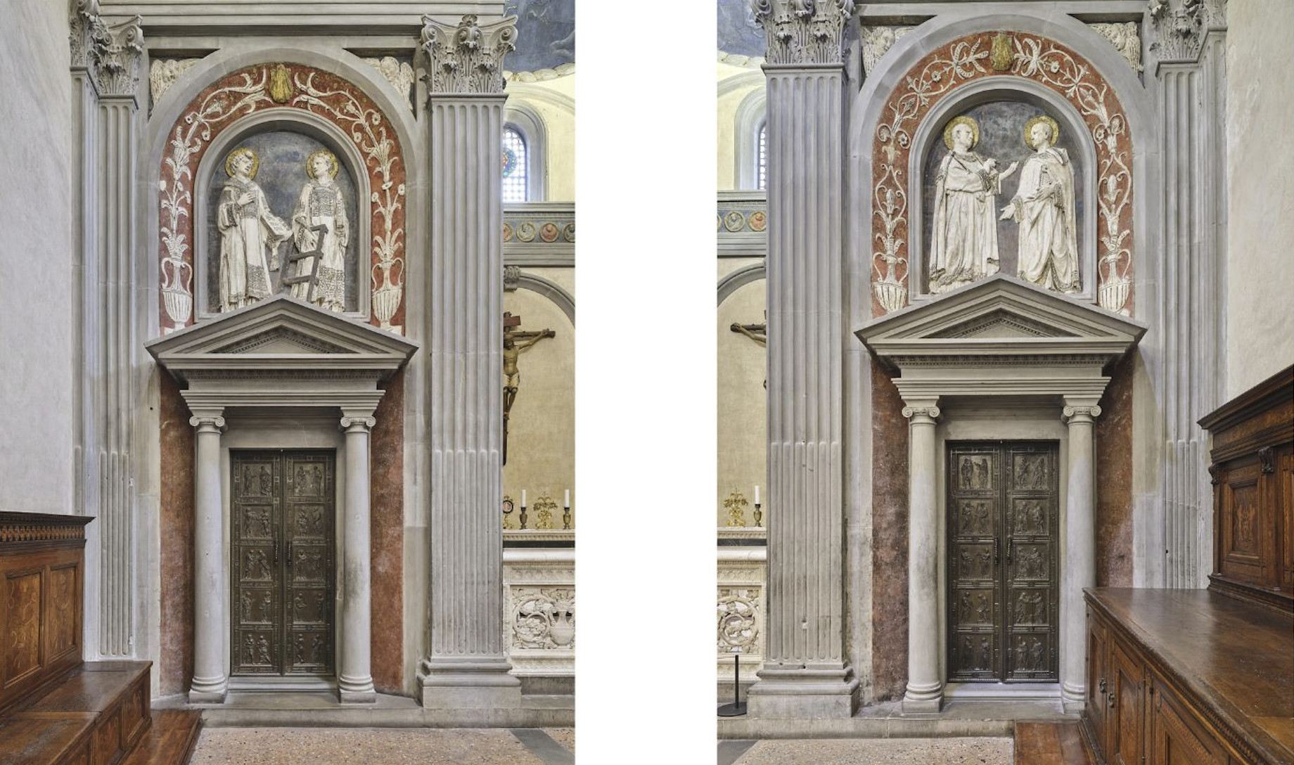 Le Porte bronzee di Donatello tornano nella Basilica di San Lorenzo a Firenze, dopo un accurato restauro