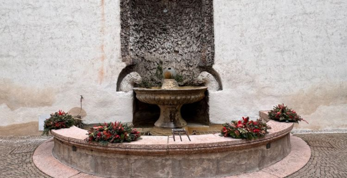 Al via il restauro della Fontana dei Leoni al Castello del Buonconsiglio di Trento