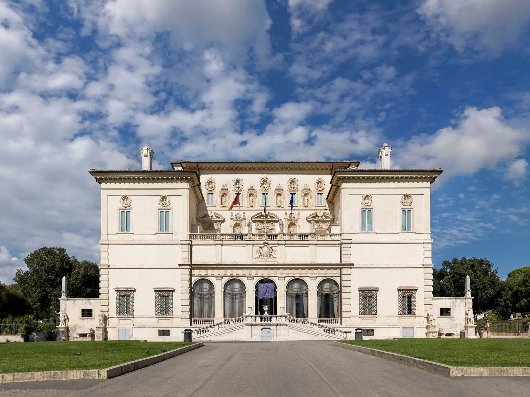 Facade of the Borghese Gallery. Photo: Luciano Romano &copy;Borghese Gallery