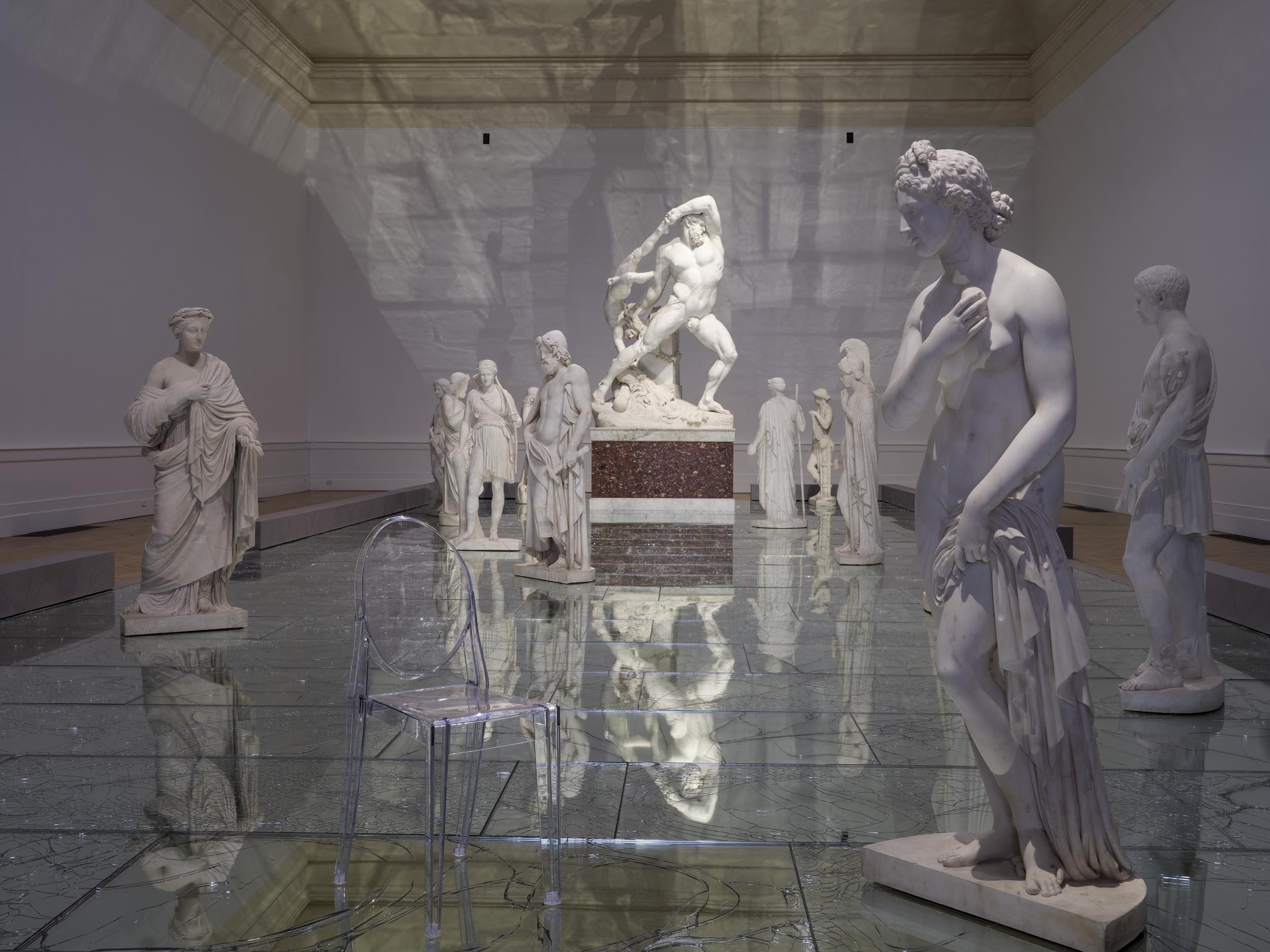 Victoria Ghost chair by Kartell in the Hercules Room, GNAMC. Photo by Massimo Listri