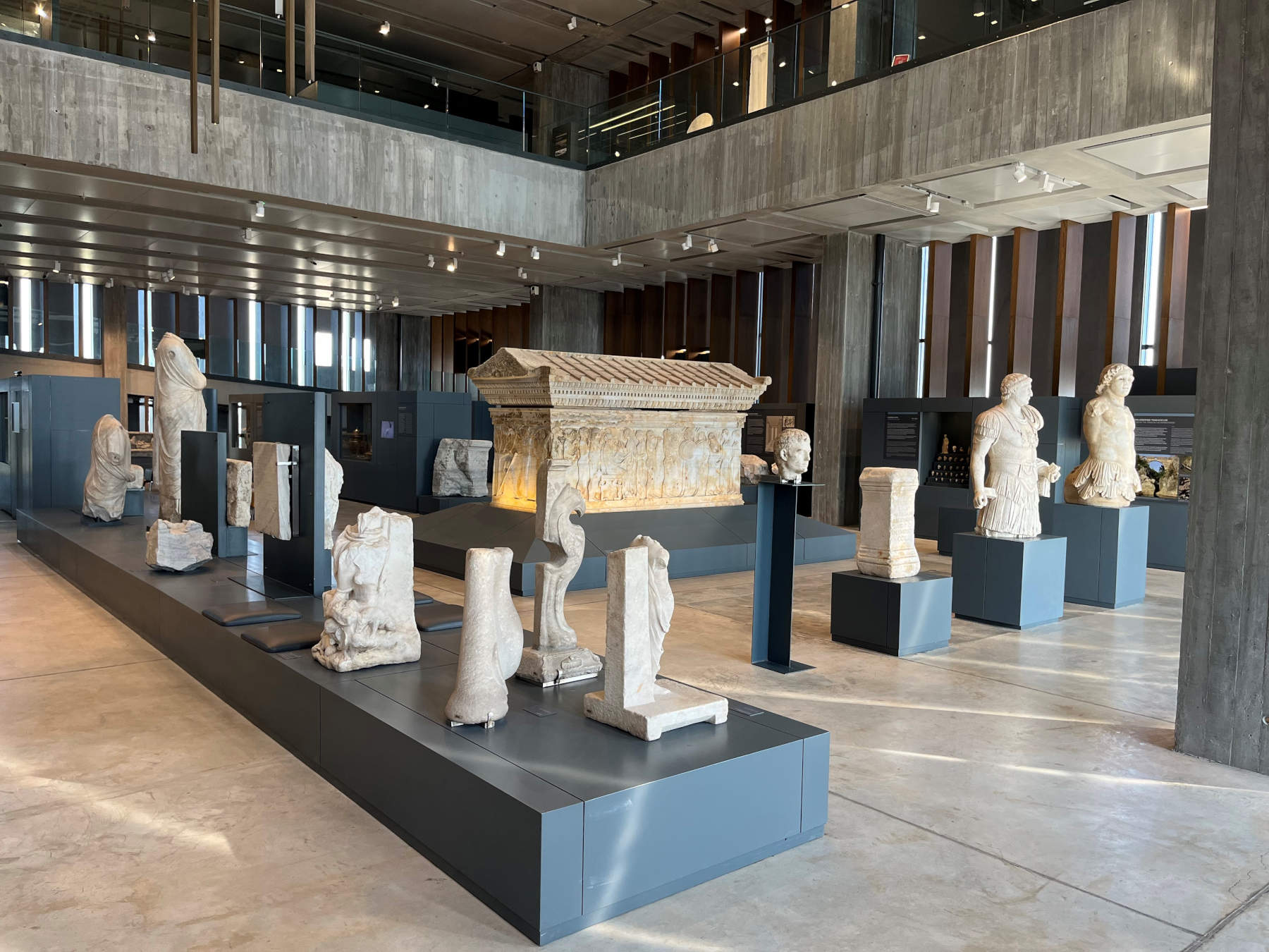 Innenansicht des Museums von Troja. Foto: T&uuml;rkiye Turizm ve Tanıtım Geliştirme Ajansı („TGA&ldquo;)