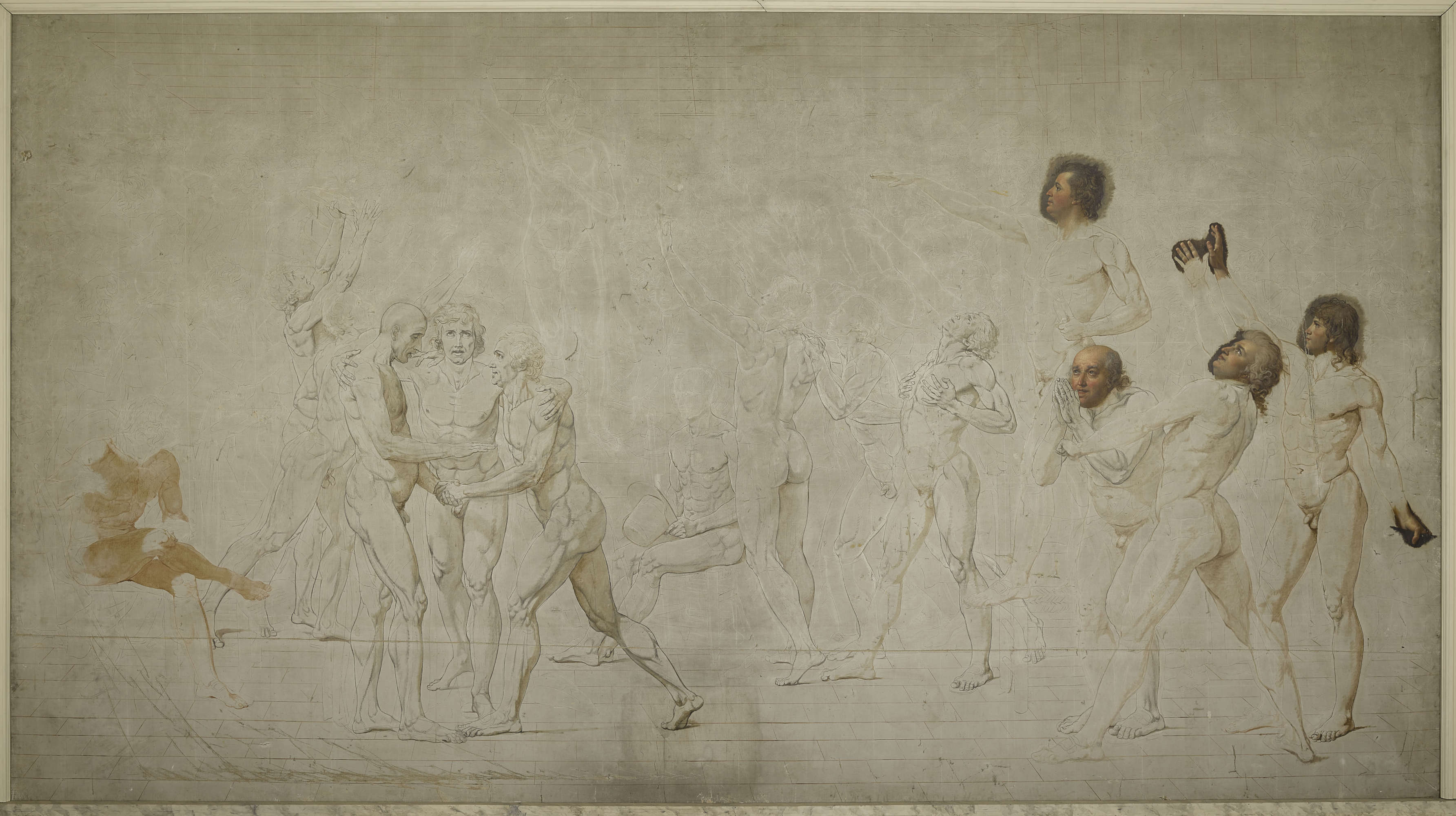 Jacques-Louis David, El juramento del Palacord (Castillo de Versalles). Foto: Franck Raux &copy; GrandPalaisRmn