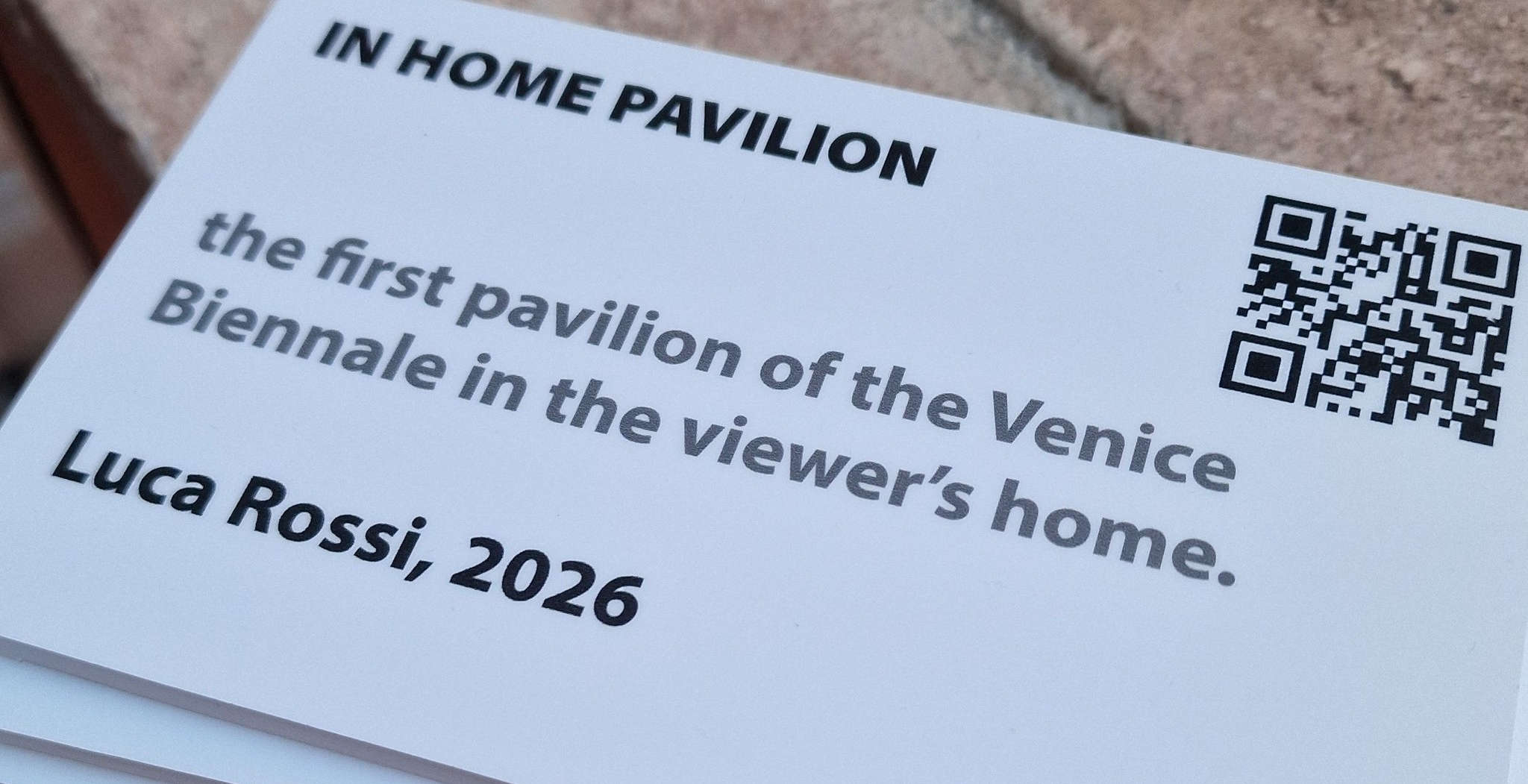 Il miglior padiglione della Biennale di Venezia? È casa tua! La proposta di Luca Rossi