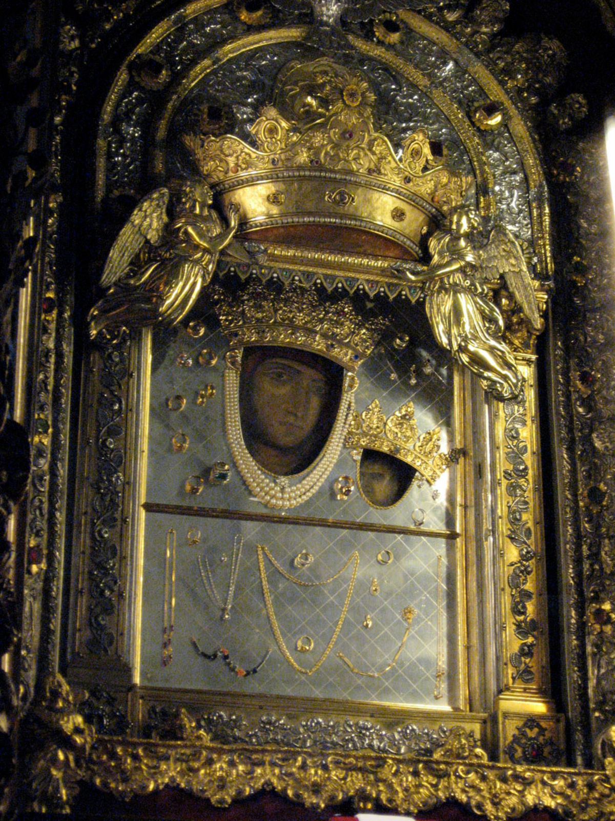 La Madone de San Luca, une relique conservée dans le sanctuaire de la Madone de San Luca à Bologne. Photo : Wikimedia/Hay Kranen / PD