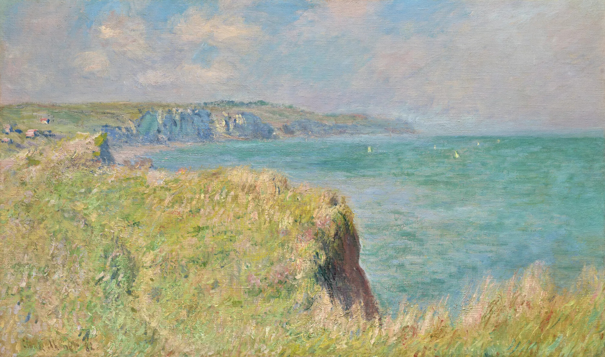 Claude Monet, Bord des falaises à Pourville