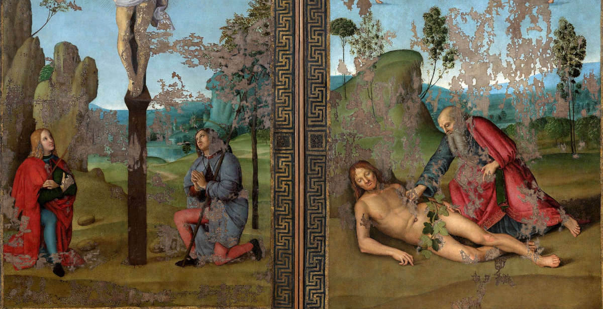 Raffaello, scoperta straordinaria: dal restauro riemerge il disegno dello Stendardo della Trinità