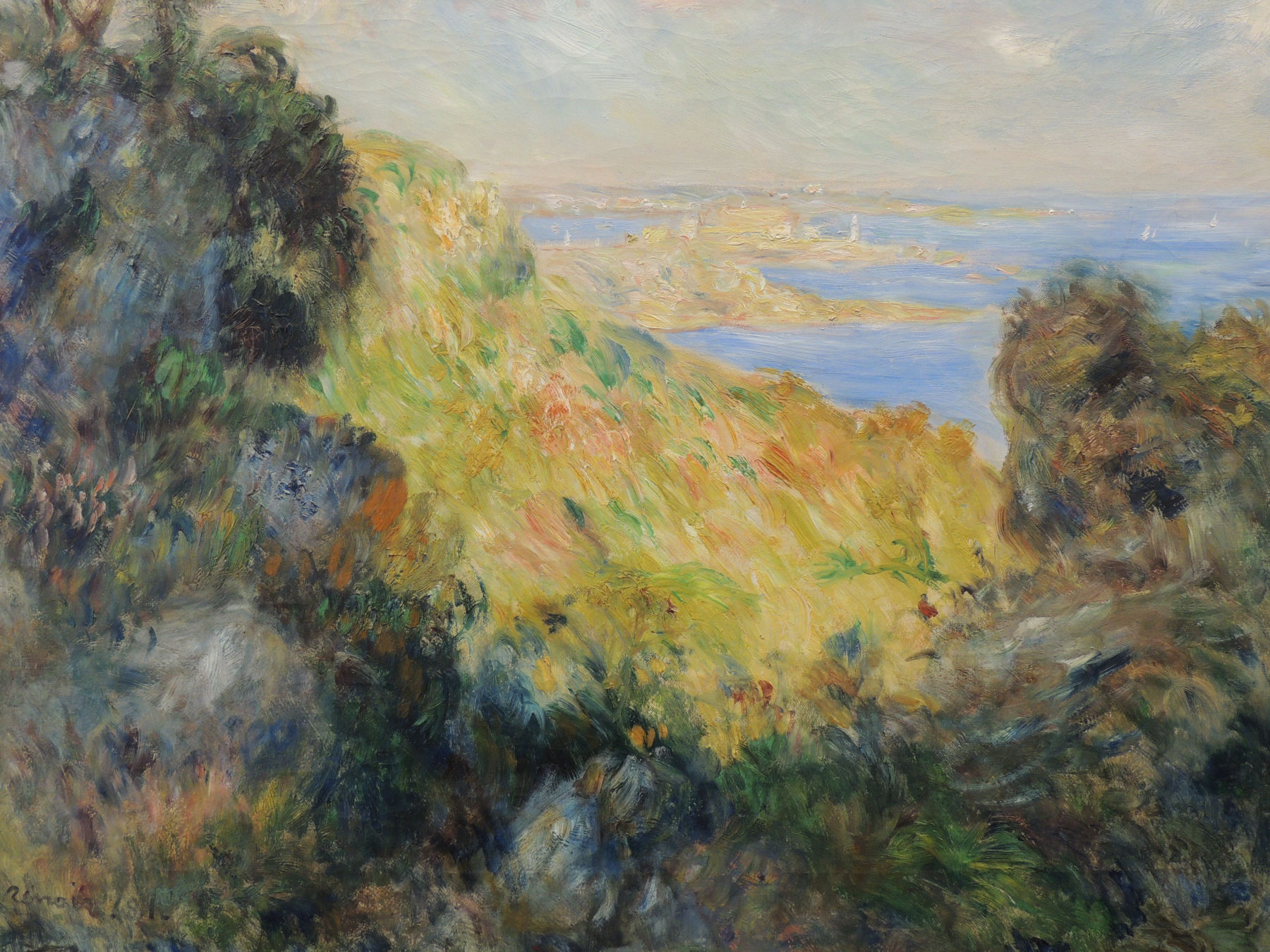 Pierre-Auguste Renoir, Baie de Salerne ou Paysage du Midi (1881; óleo sobre lienzo, 46, 55,5 cm; Le Havre, Muma - Museo de Arte Moderno Andr&eacute; Malraux)