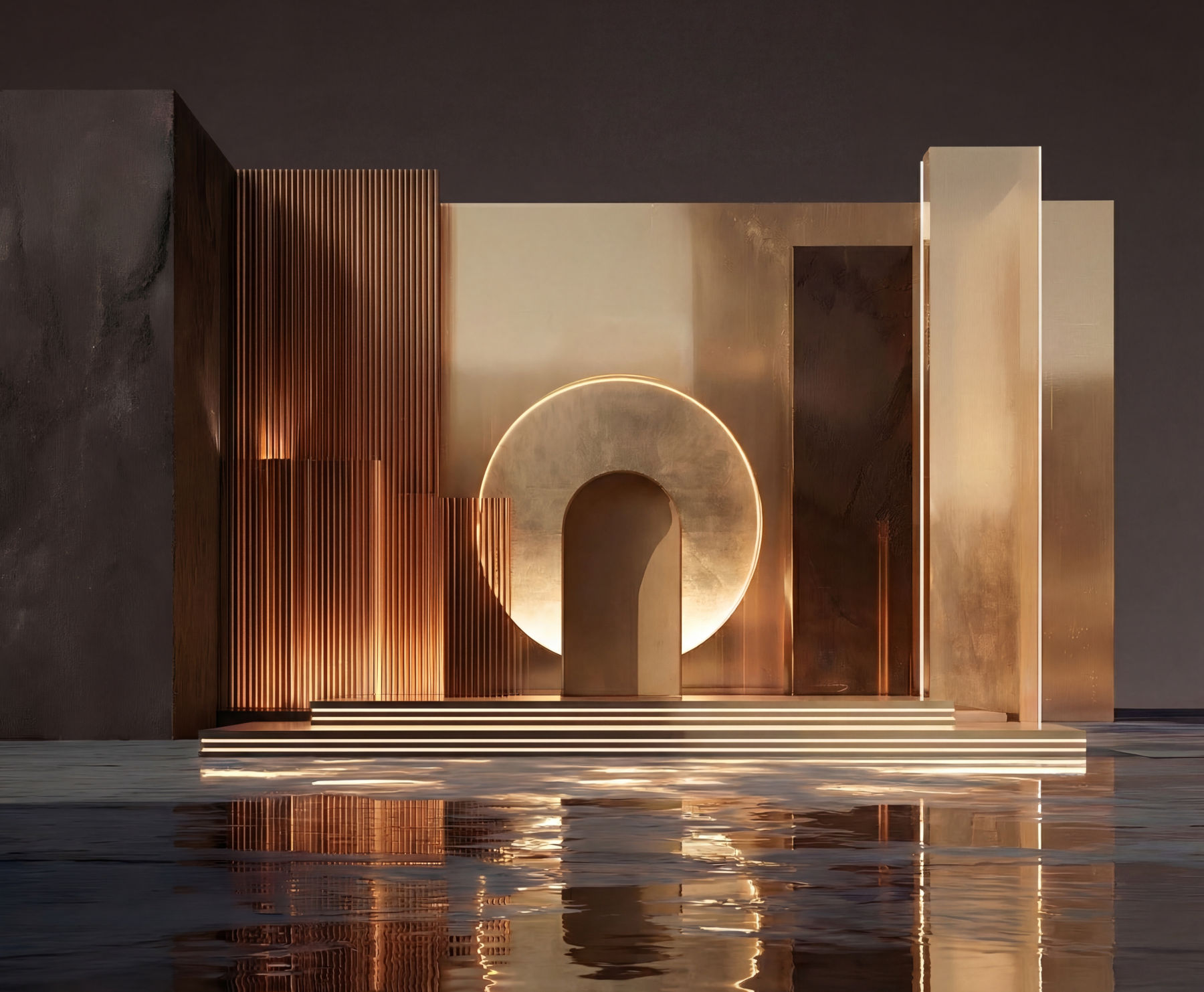 Aurea, una ficción arquitectónica Salone del Mobile.Milano 2026. Proyecto Maison Num&eacute;ro 20, Ilustraciones Maison Num&eacute;ro 20 &copy;Maison Num&eacute;ro 20